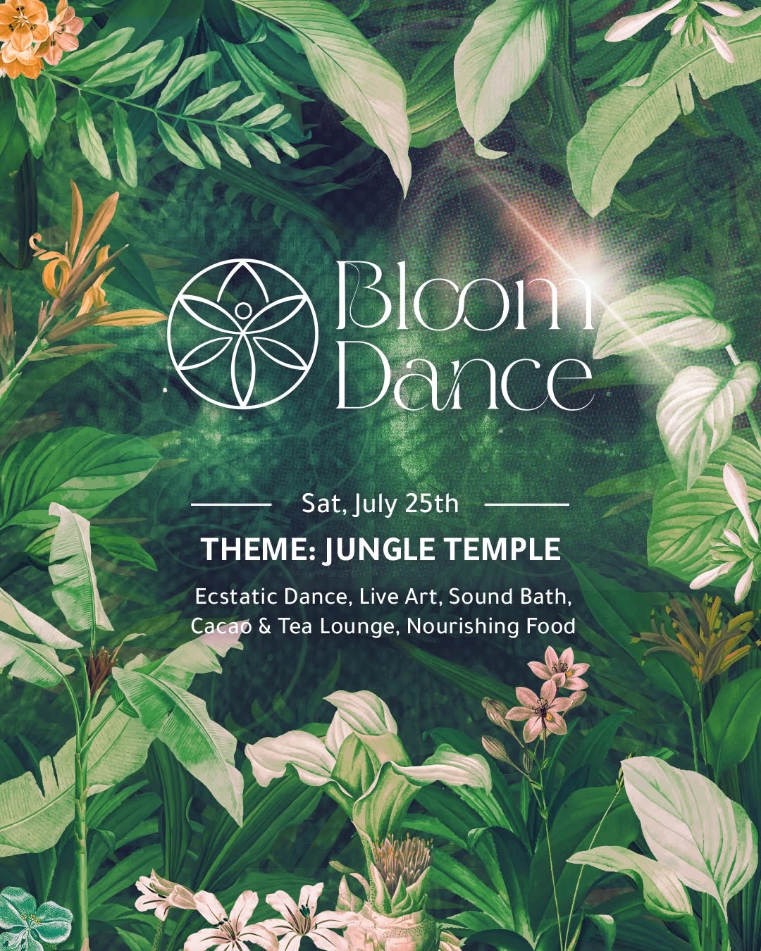BloomDance July 🌸 Theme: Jungle Temple