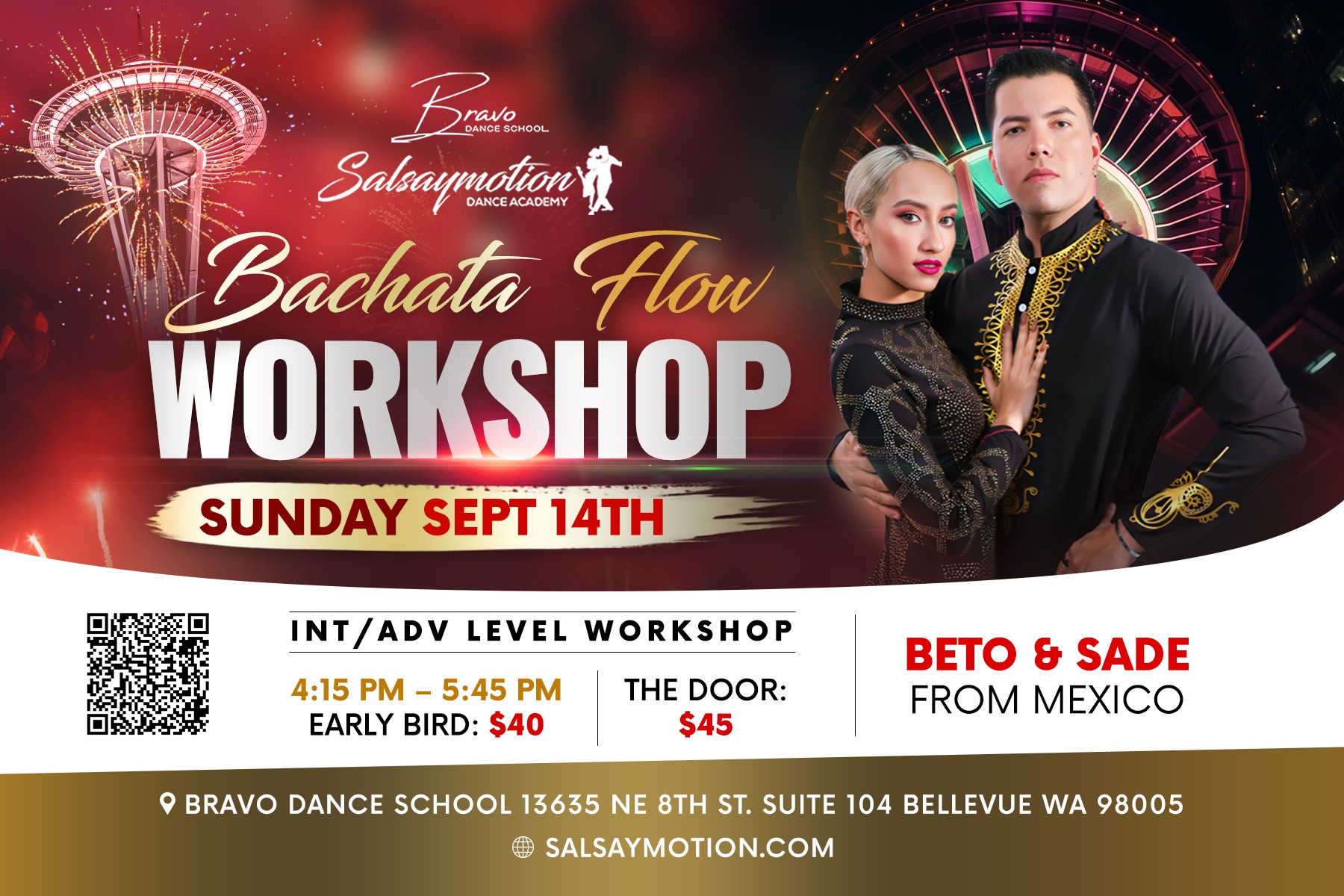 Bachata Flow Workshop + Social Dancing