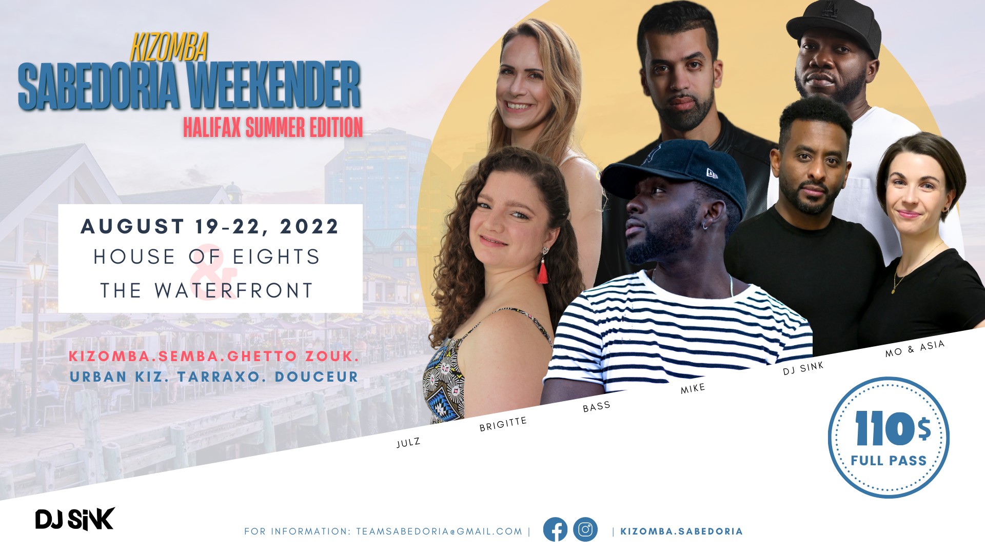 Kizomba Sabedoria Weekender : Halifax Summer Edition