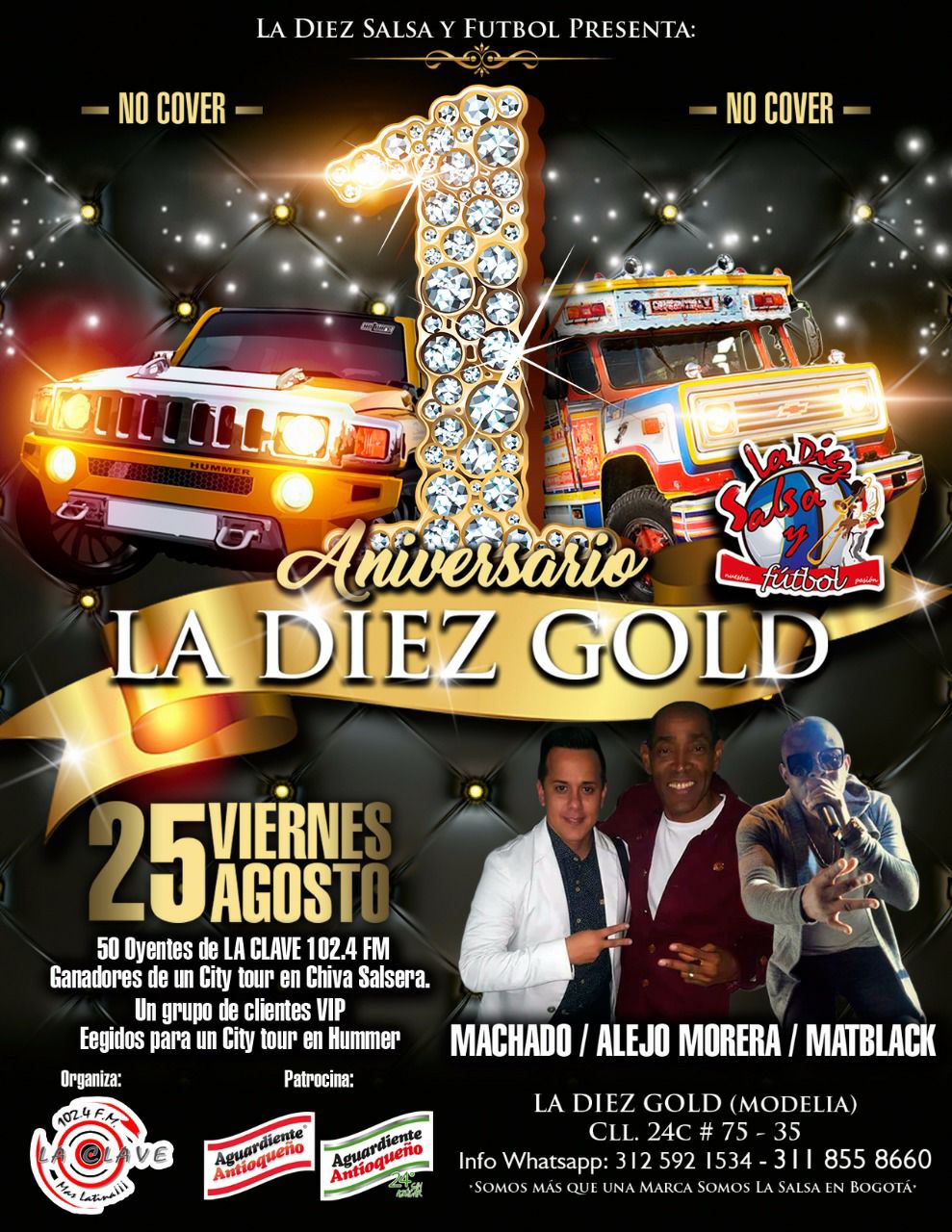 1° Aniversario LA DIEZ GOLD (Modelia)