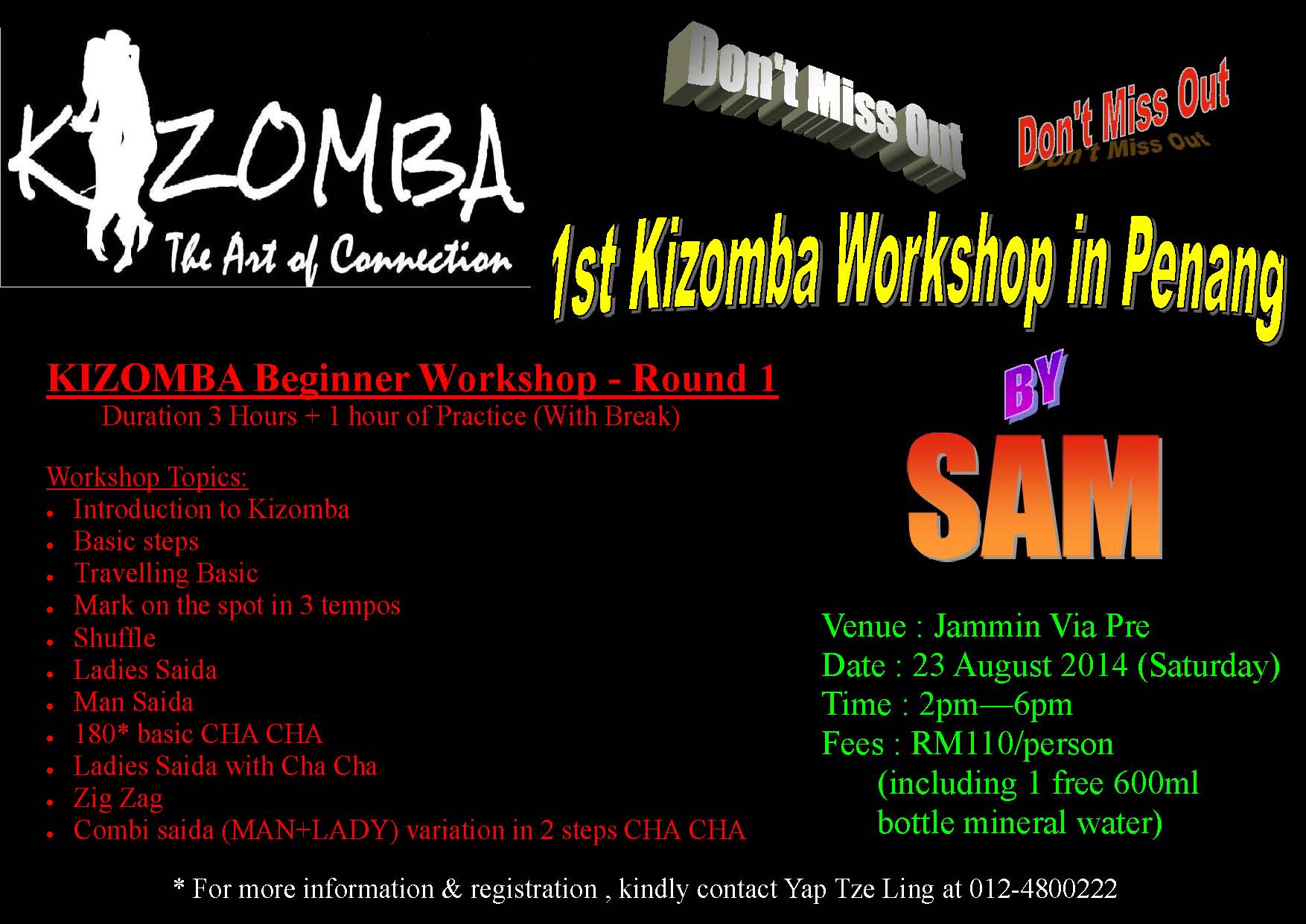 KIZOMBA Beginner Workshop - Round 1