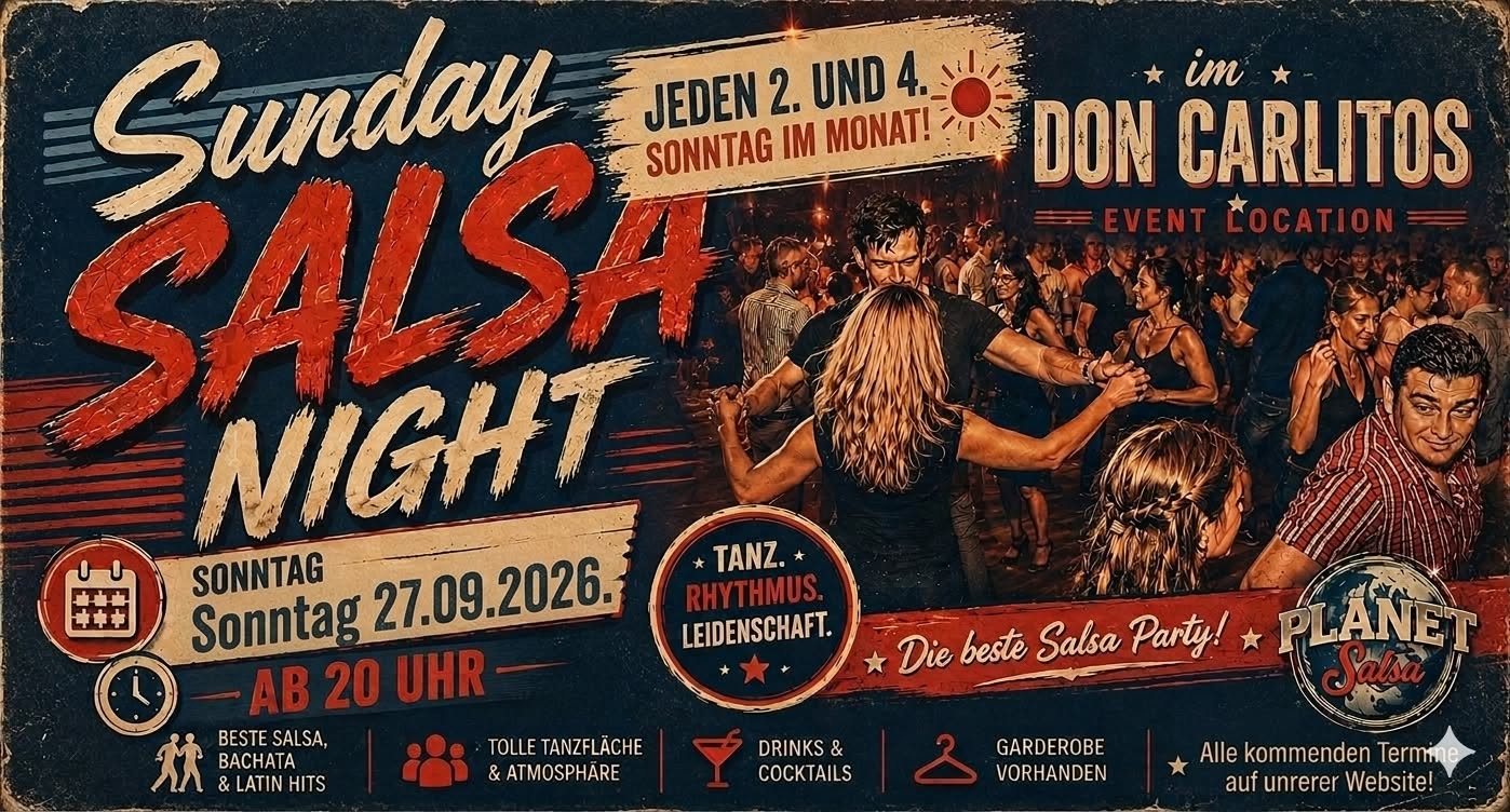 SUNDAY SALSA NIGHT im DON CARLITOS
