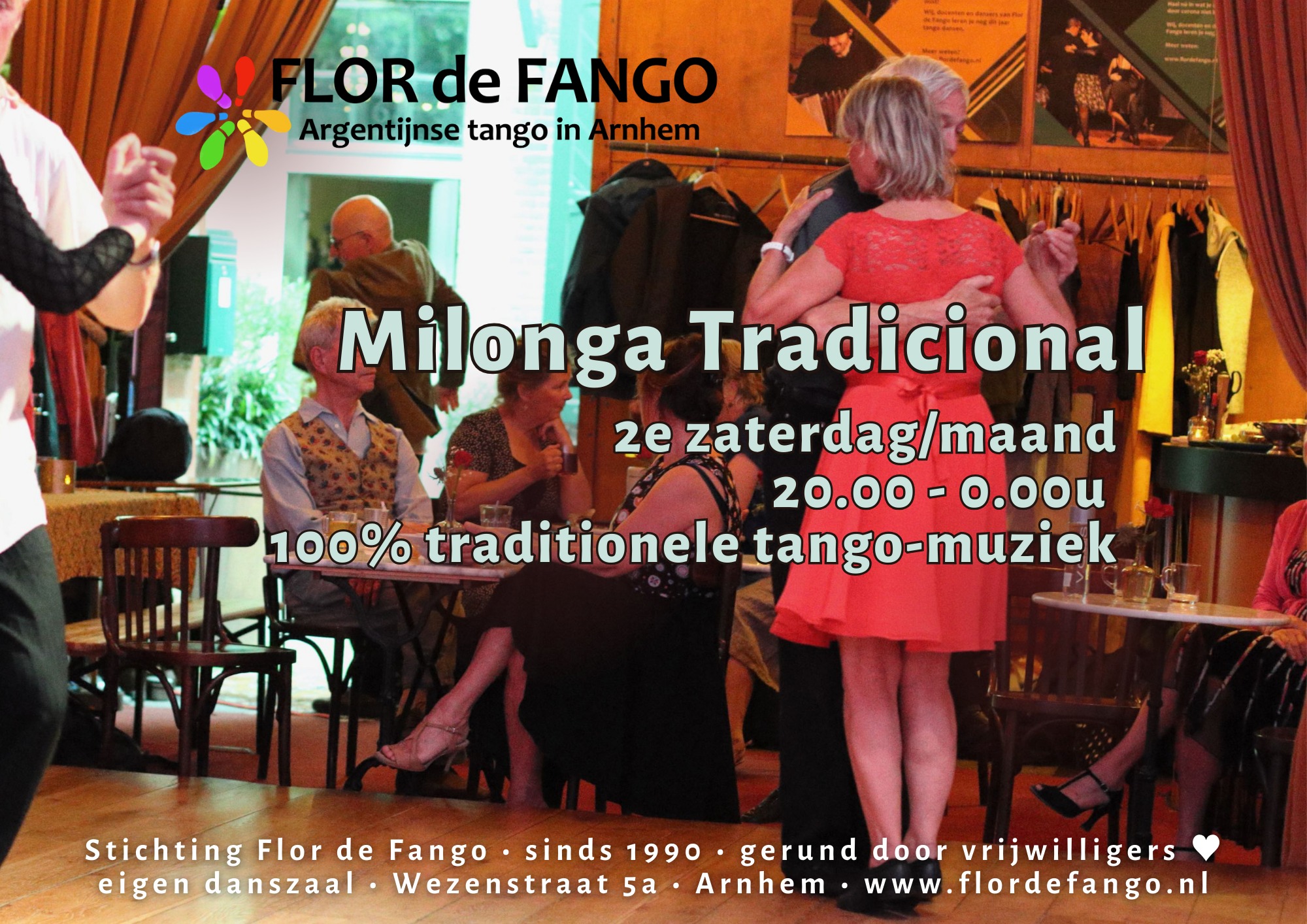 ZA 8 AUG - Milonga Tradicional - DJ Jacqueline 100% traditionele tango-muziek