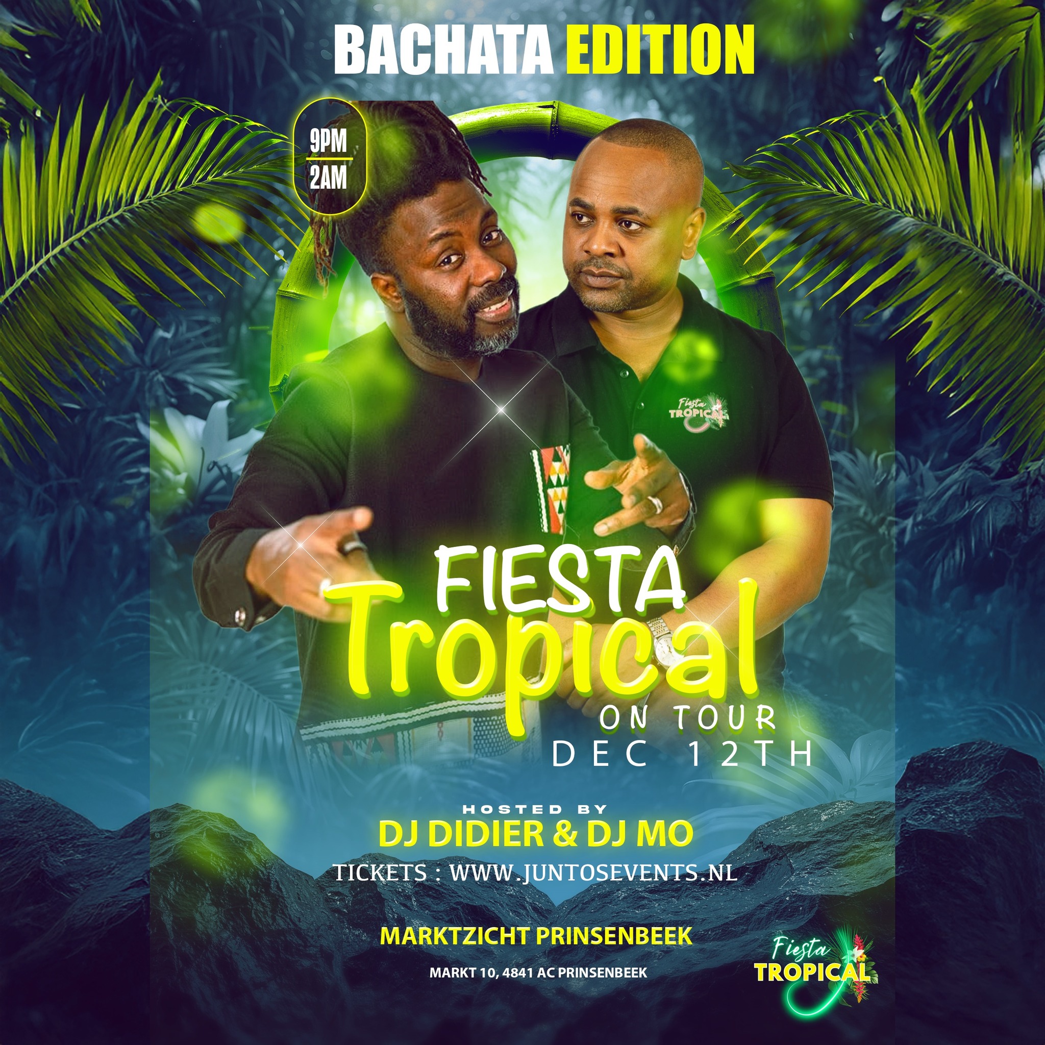 Fiesta Tropical On Tour Vr. 12 Dec Marktzicht Prinsenbeek ๐ด Bachata Edition ๐ด