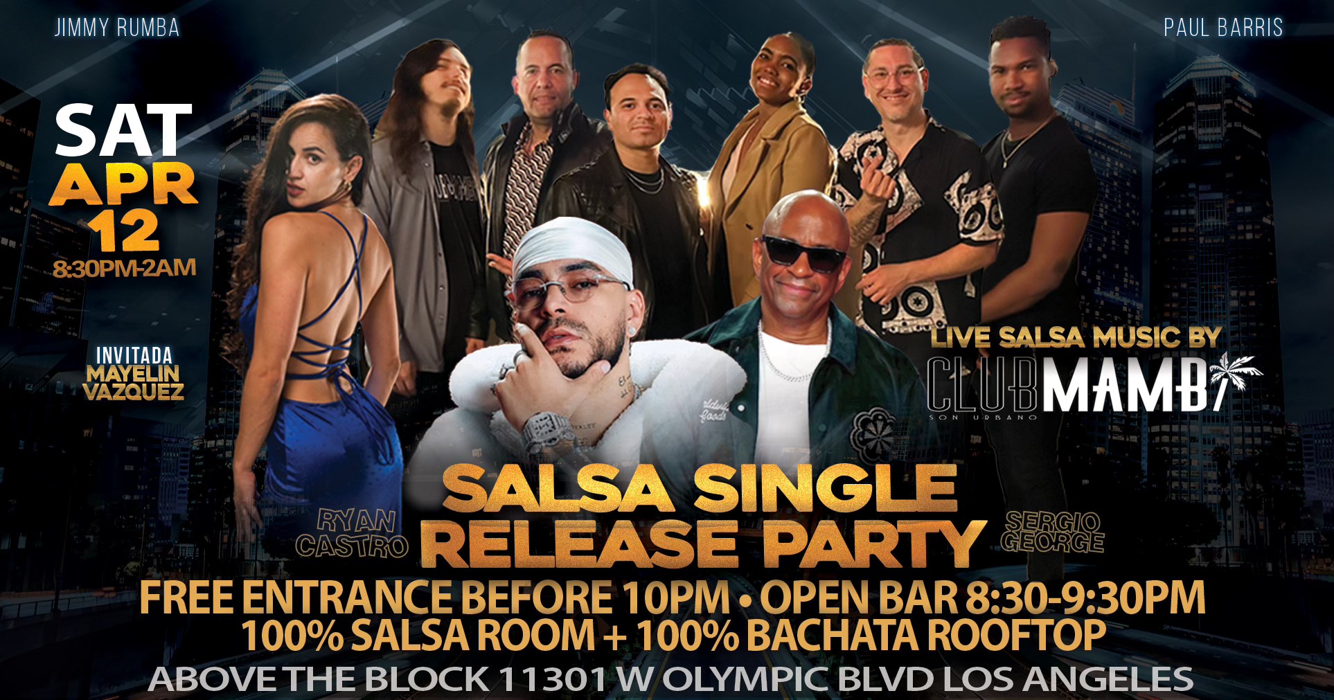 Salsa Single Release Party and Bachata Rooftop Party