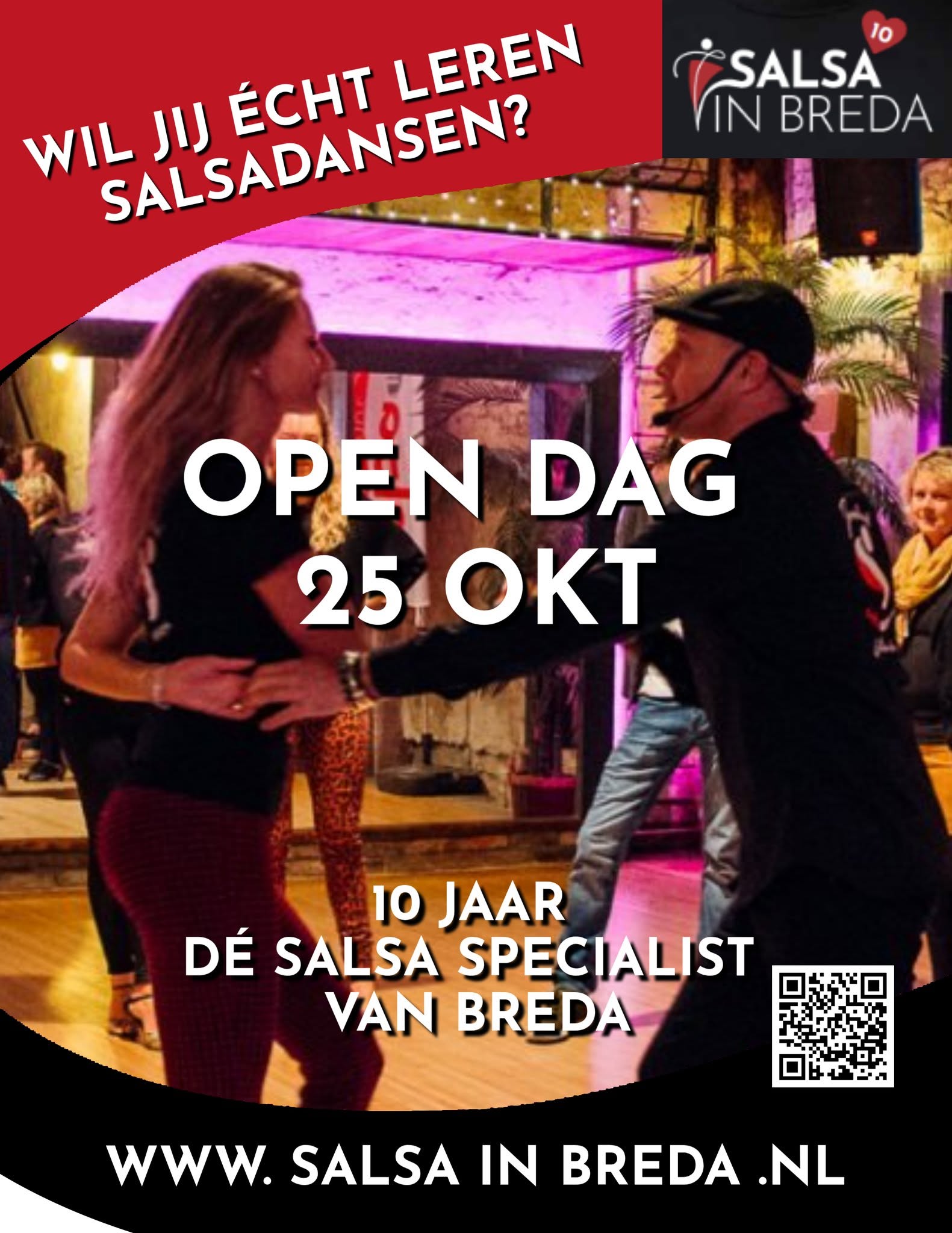 OPEN DAG DANSSCHOOL SALSA IN BREDA