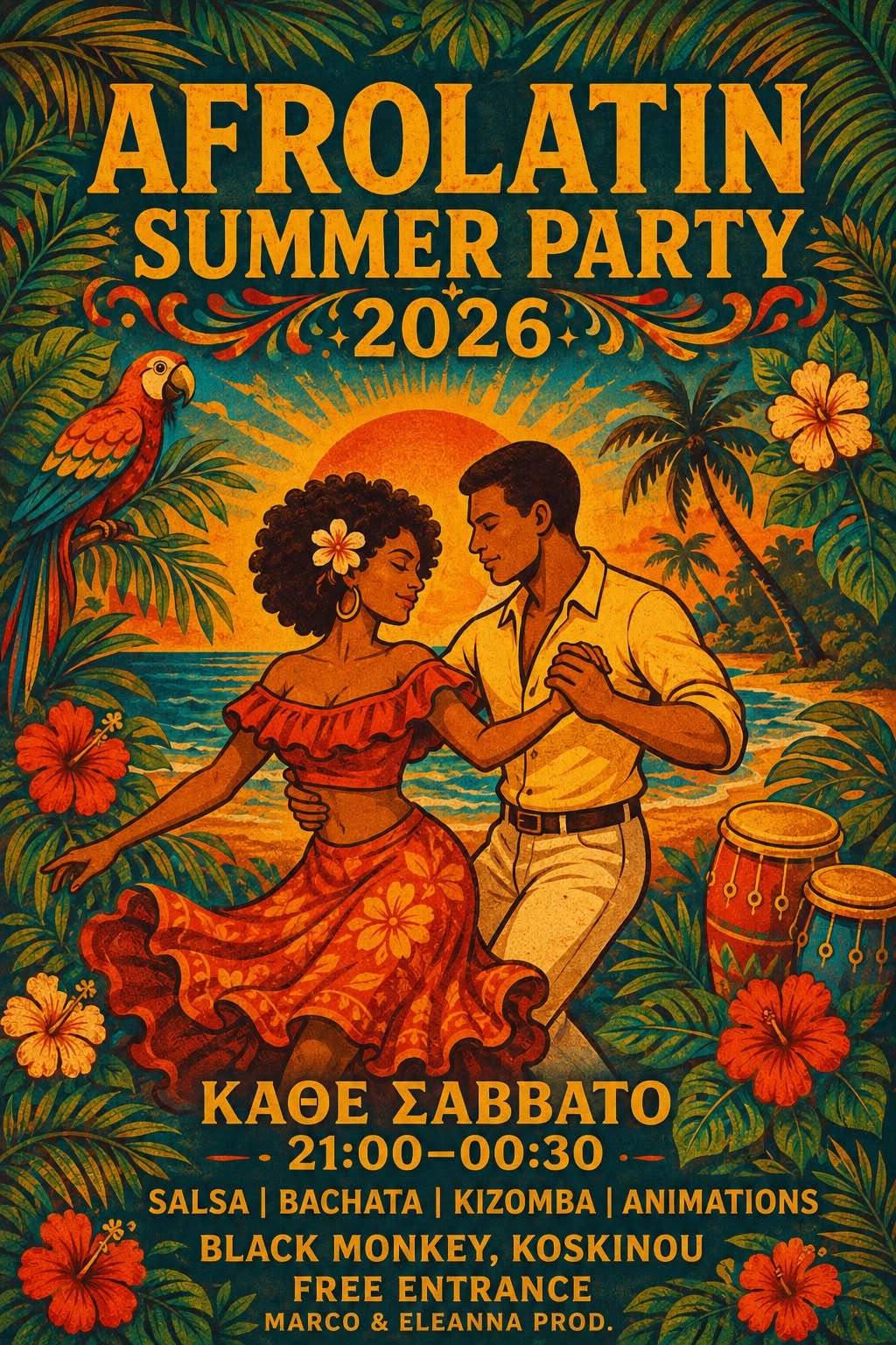 AfroLatin Party Black Monkey 22:00