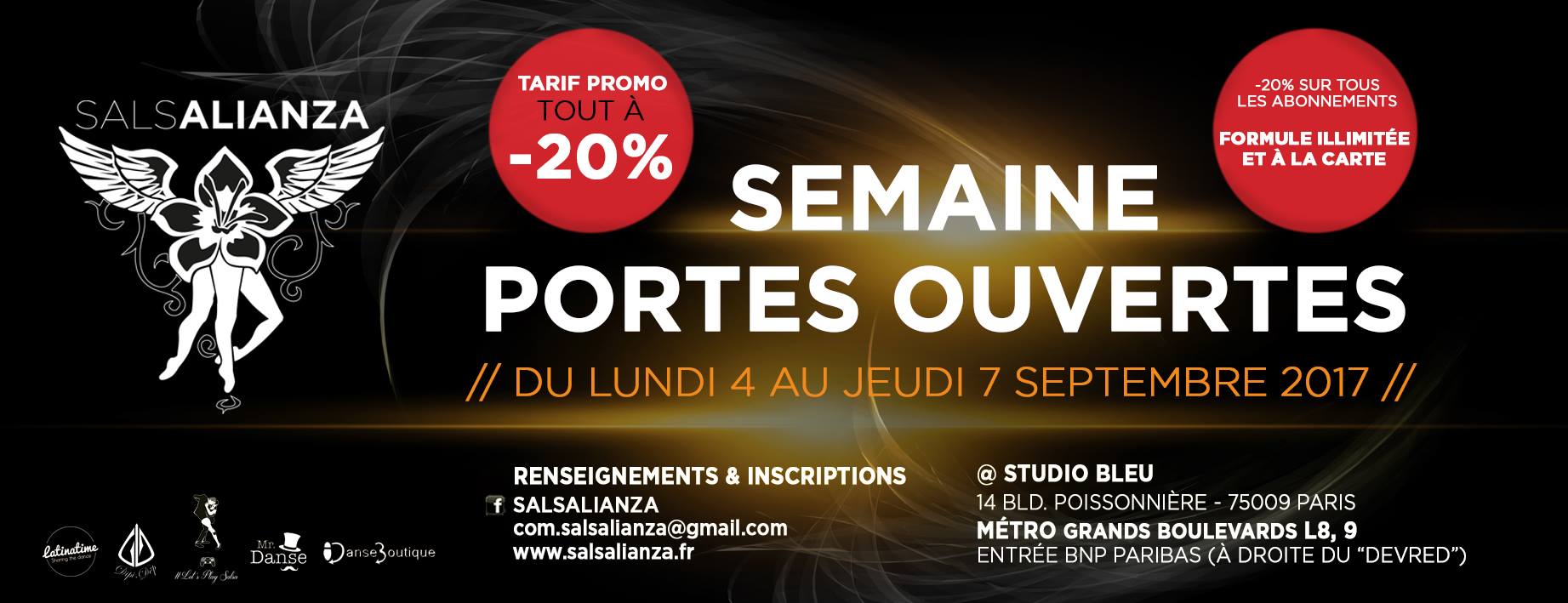 Semaine Portes Ouvertes SalsAlianza Saison 2017 2018