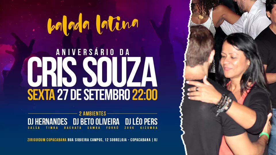 Balada Latina Niver Cris Souza