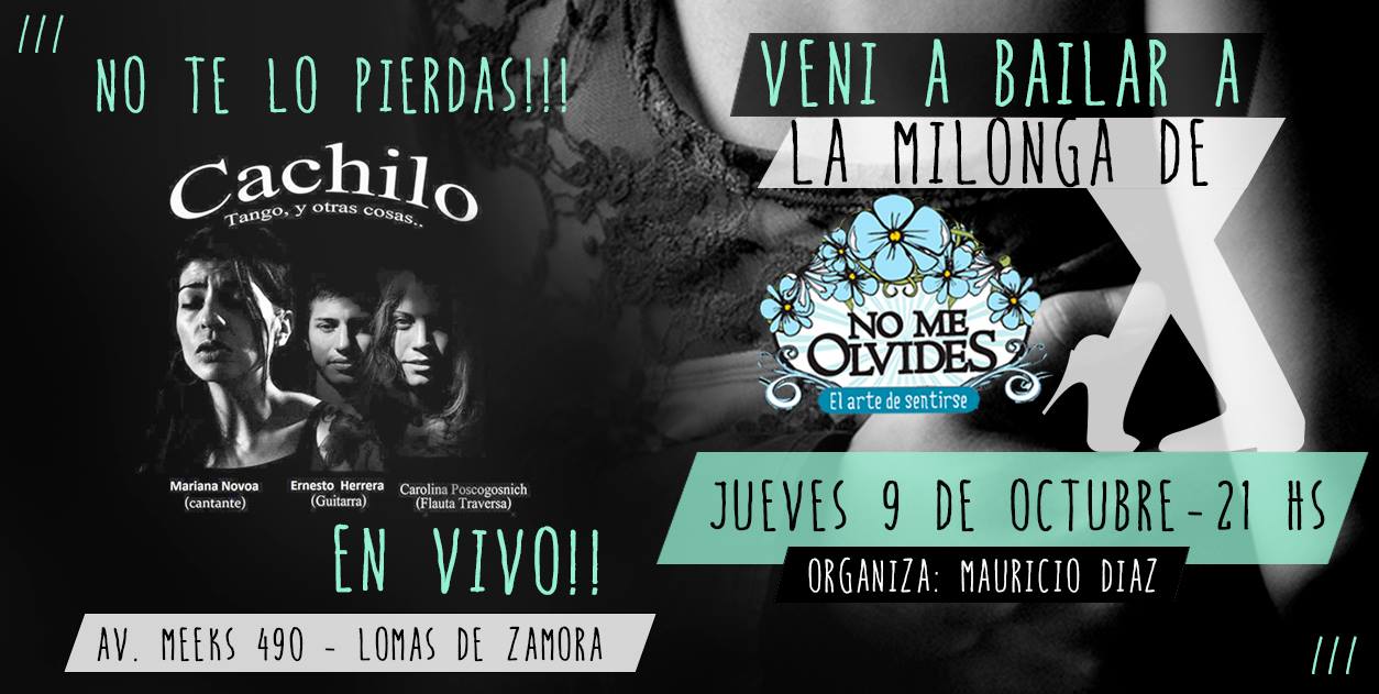 Milonga de "No me OlvideS"