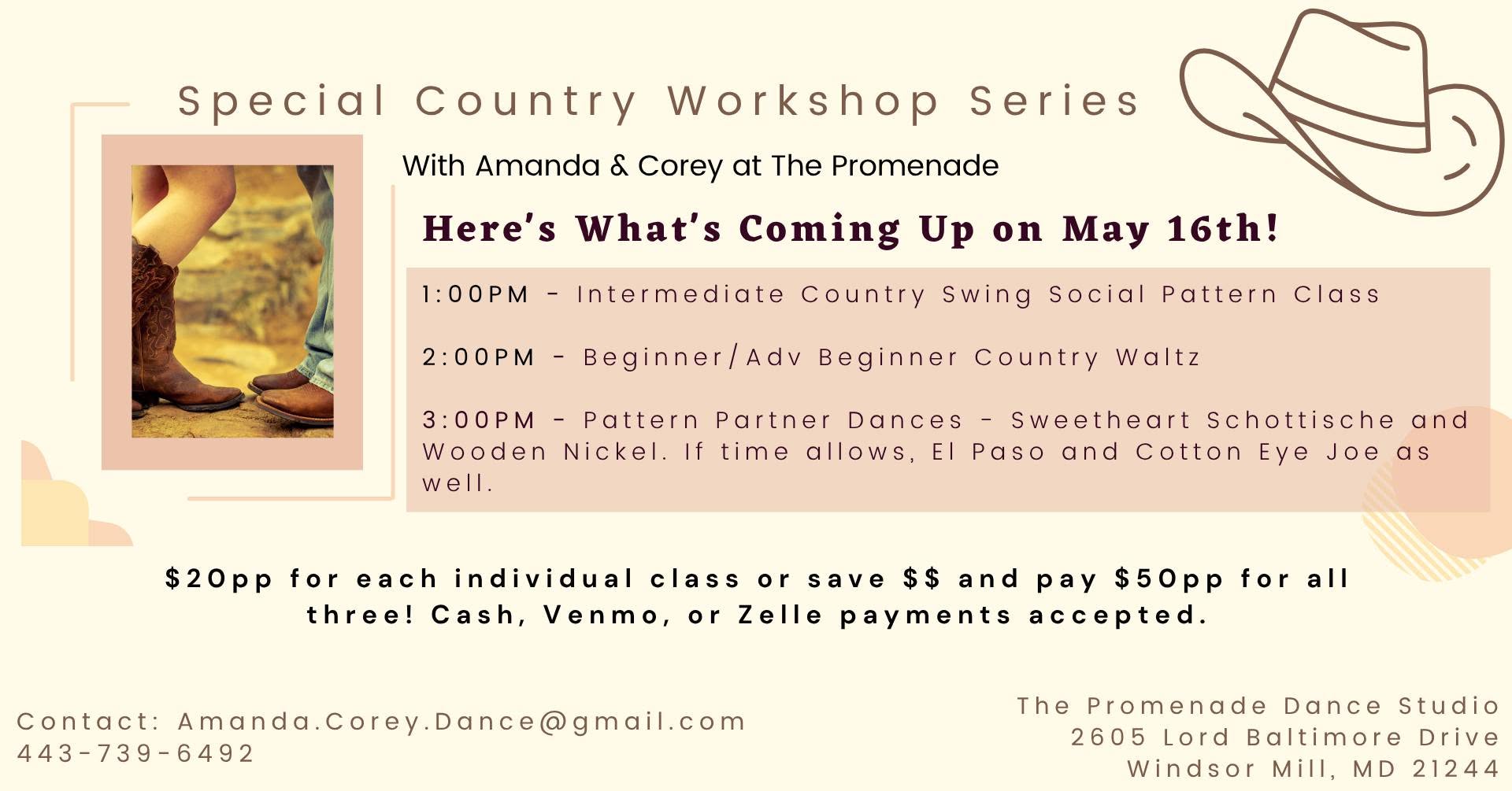 Country Workshop Series at The Promenade