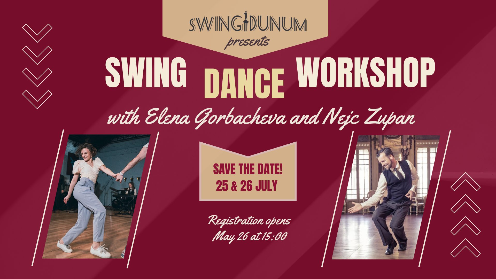 Swing Dance Workshop with Elena and Nejc