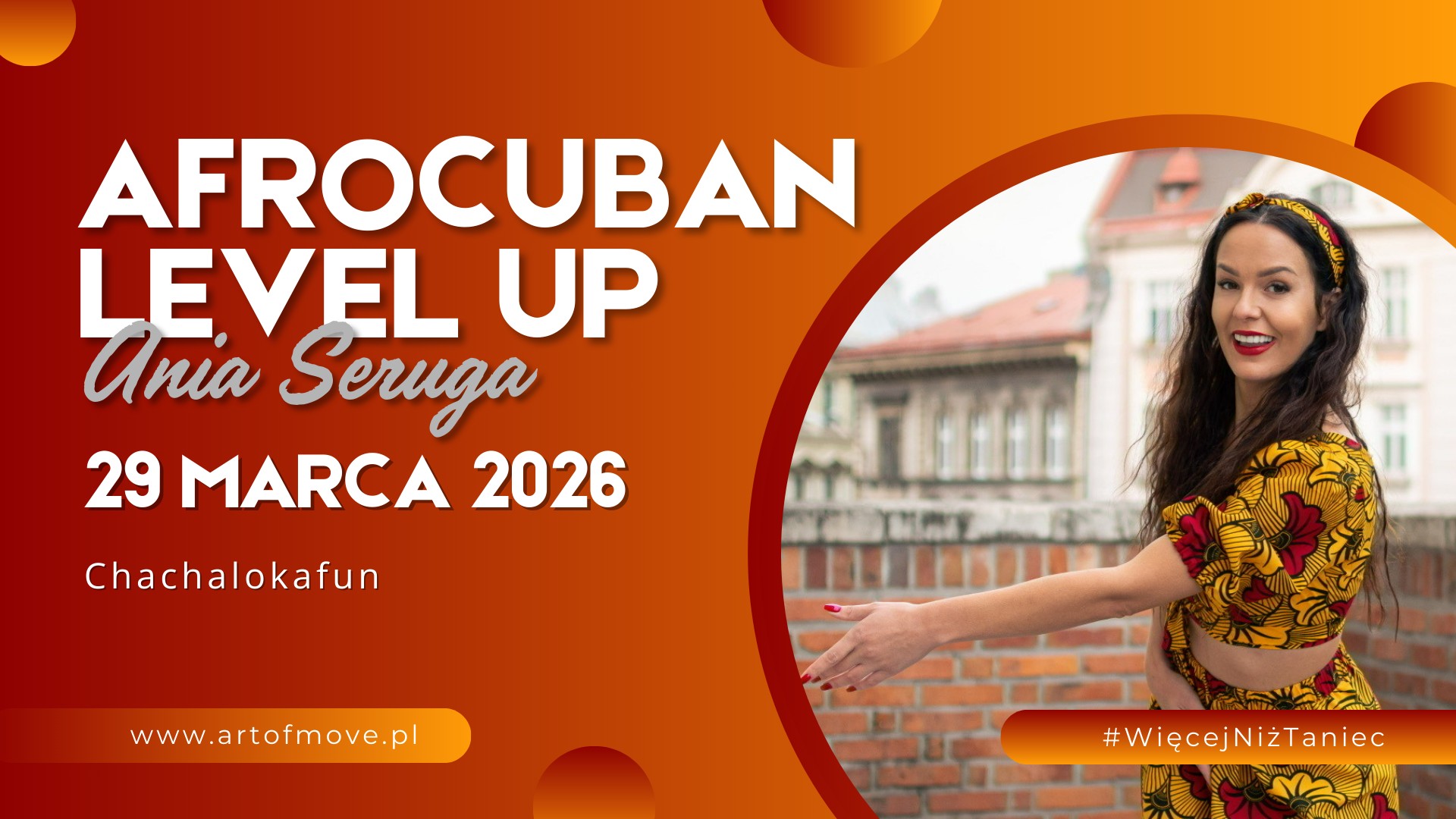 AFROCUBAN LEVEL UP ANIA SERUGA - projekt 29.03 Art of Move