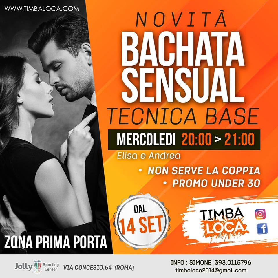 🔥TIMBALOCA🔥NOVITÀ 🔜 TECNICA BASE BACHATA SENSUAL - PRIMA PORTA - JOLLY SPORTING CLUB
