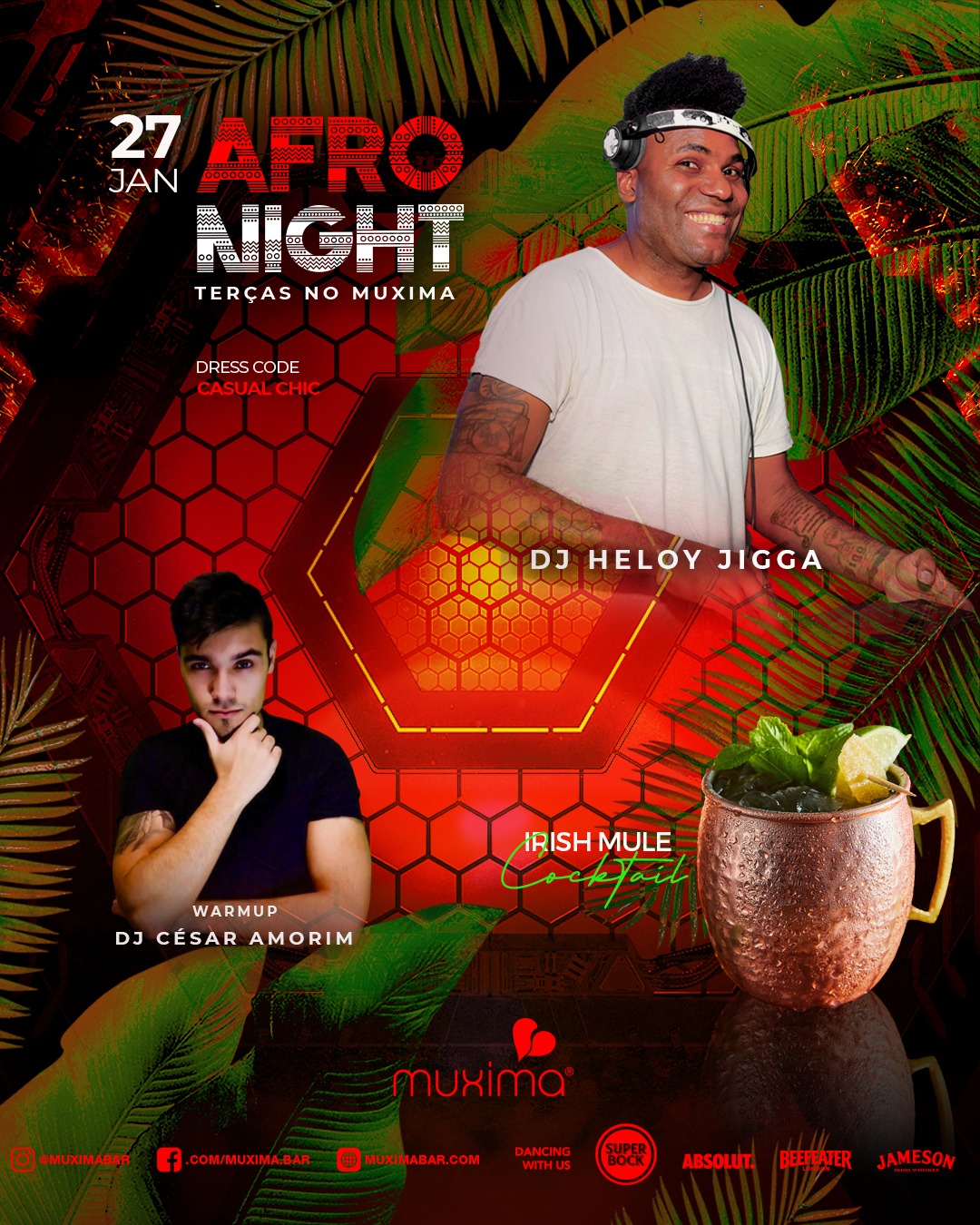TERÇA 27 JAN 👣 【 Afro Night】