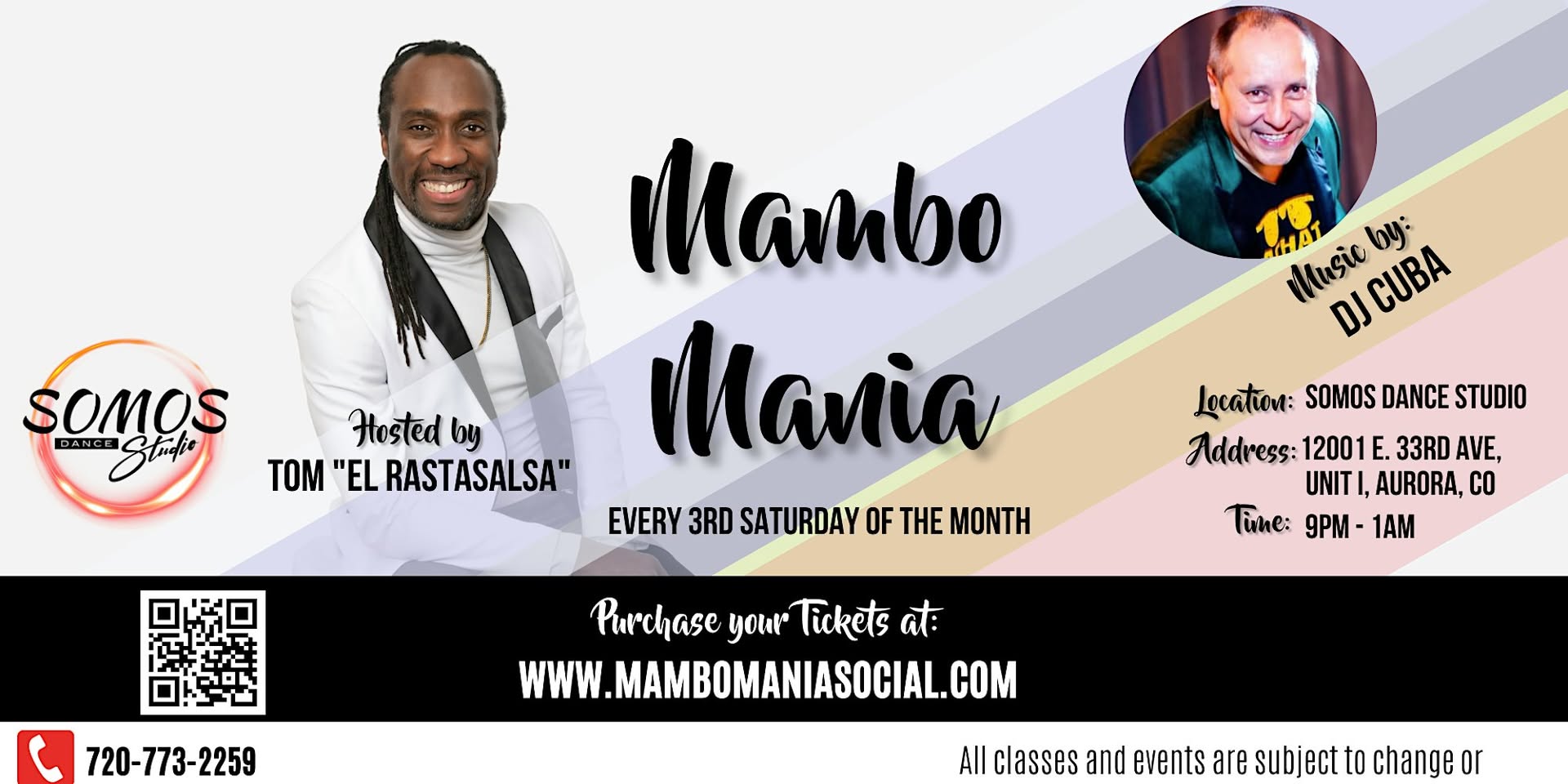 MamboMania Social (Every Third Saturday of each Month) - May Edition