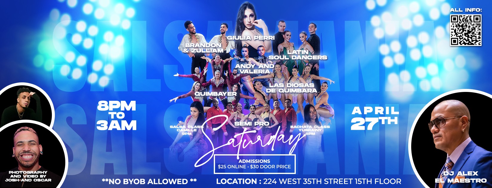 SALSAMANIA SATURDAYS APRIL 27th