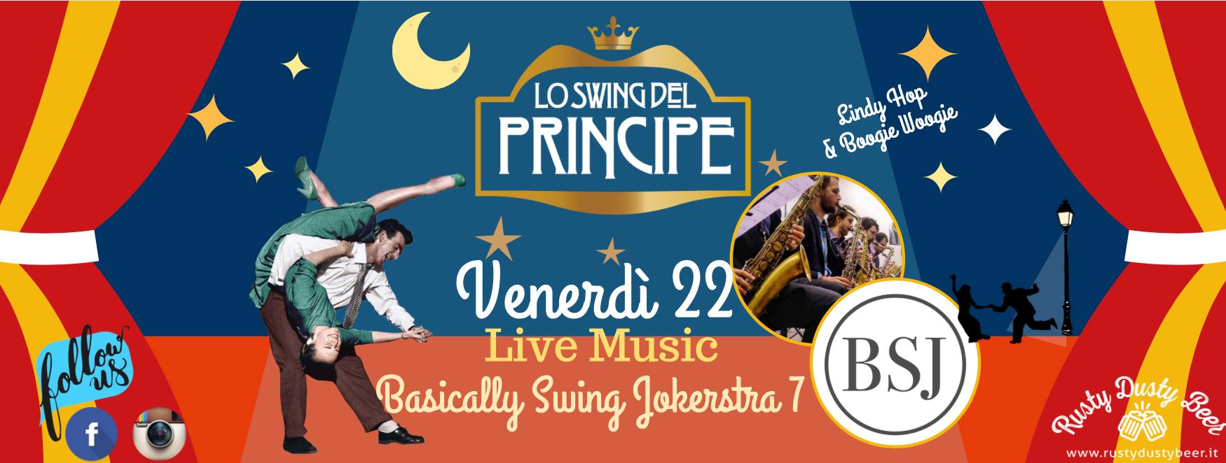 Lo Swing del Principe ✧ LIVE MUSIC ✧ BSJ 7+ Dominic Sun-D✧