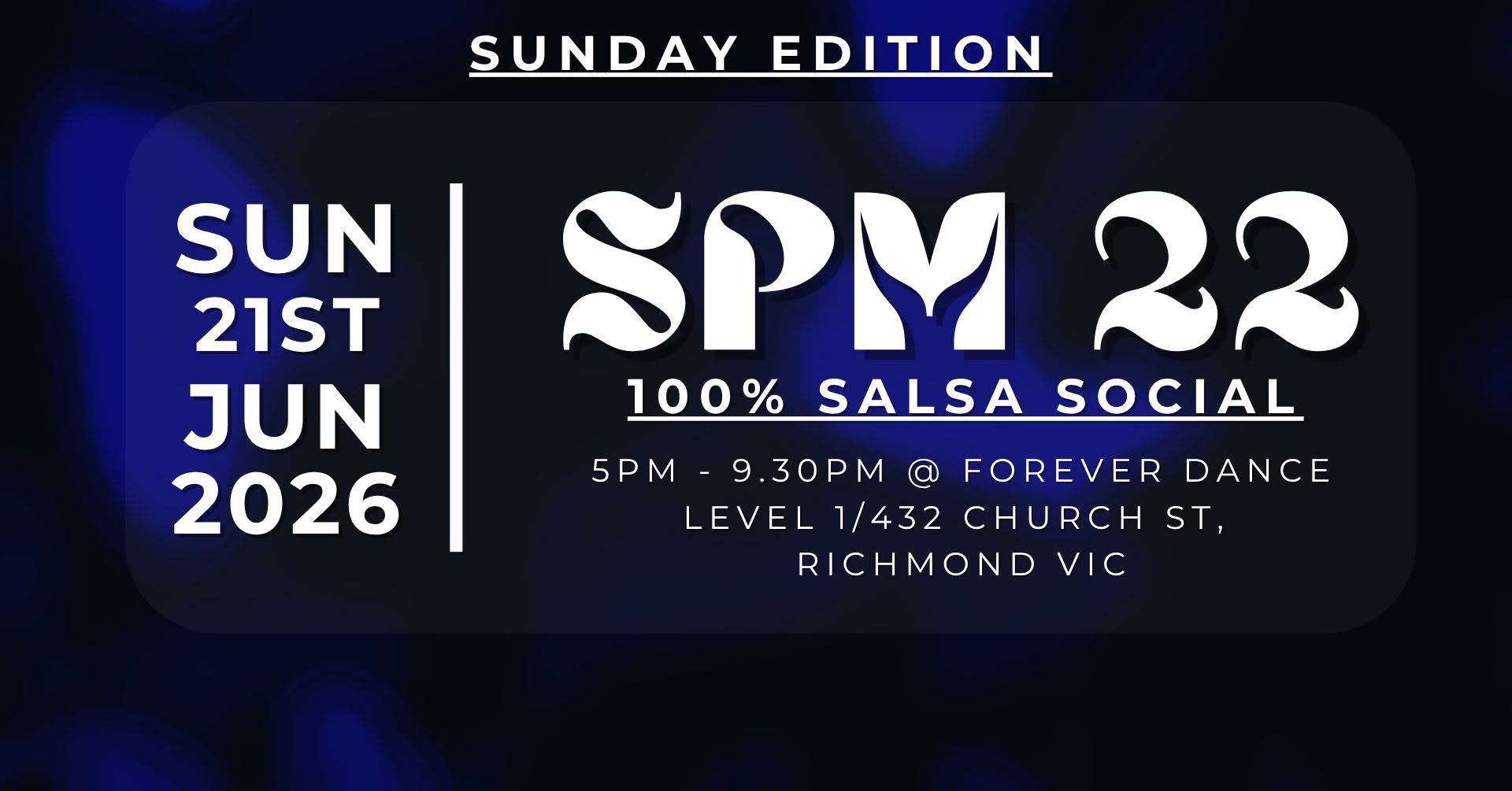 SPM 22: 100% Salsa Social June on a SUNDAY