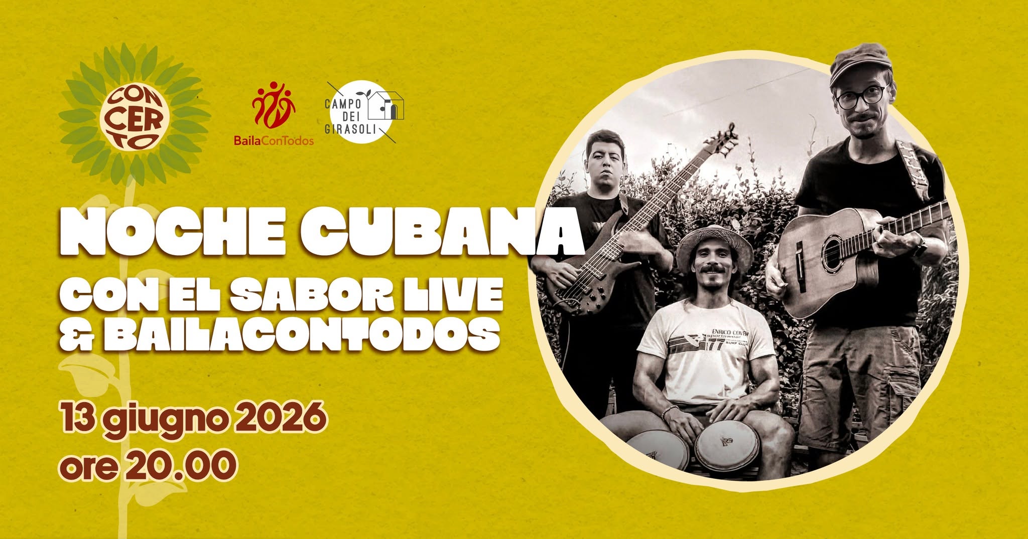 NOCHE CUBANA con El Sabor Live & BailaConTodos