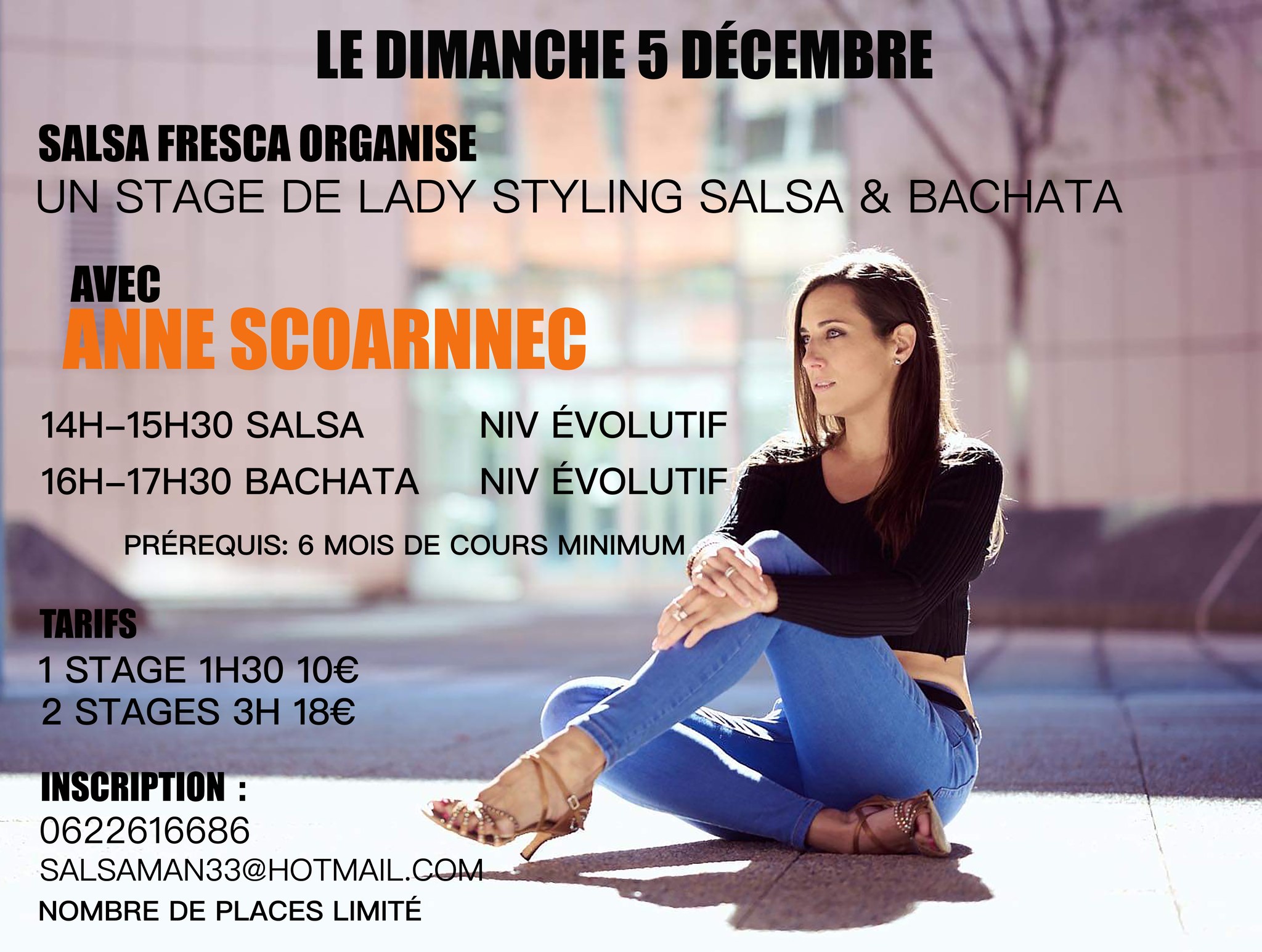 STAGE DE LADY STYLING SALSA & BACHATA AVEC ANNE