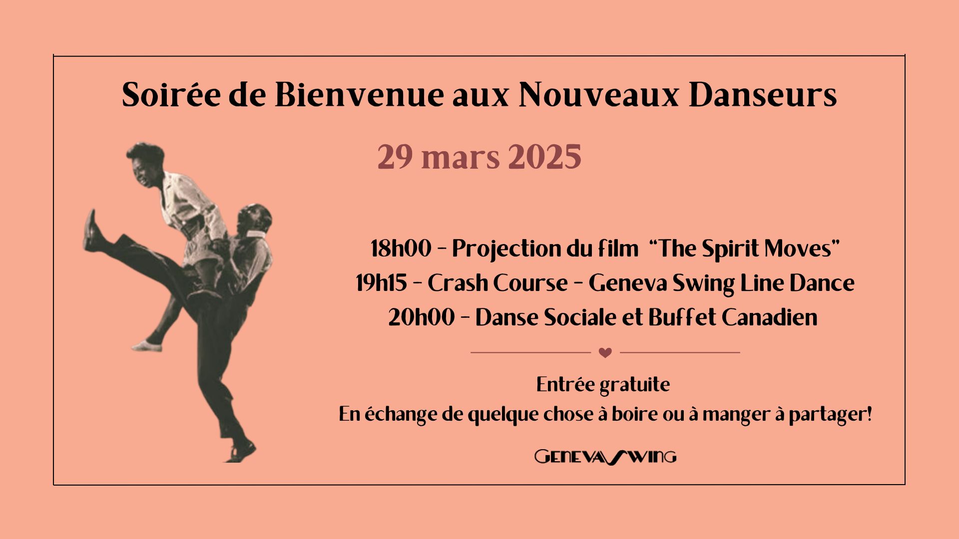 Soirée de bienvenue aux nouveau danseurs