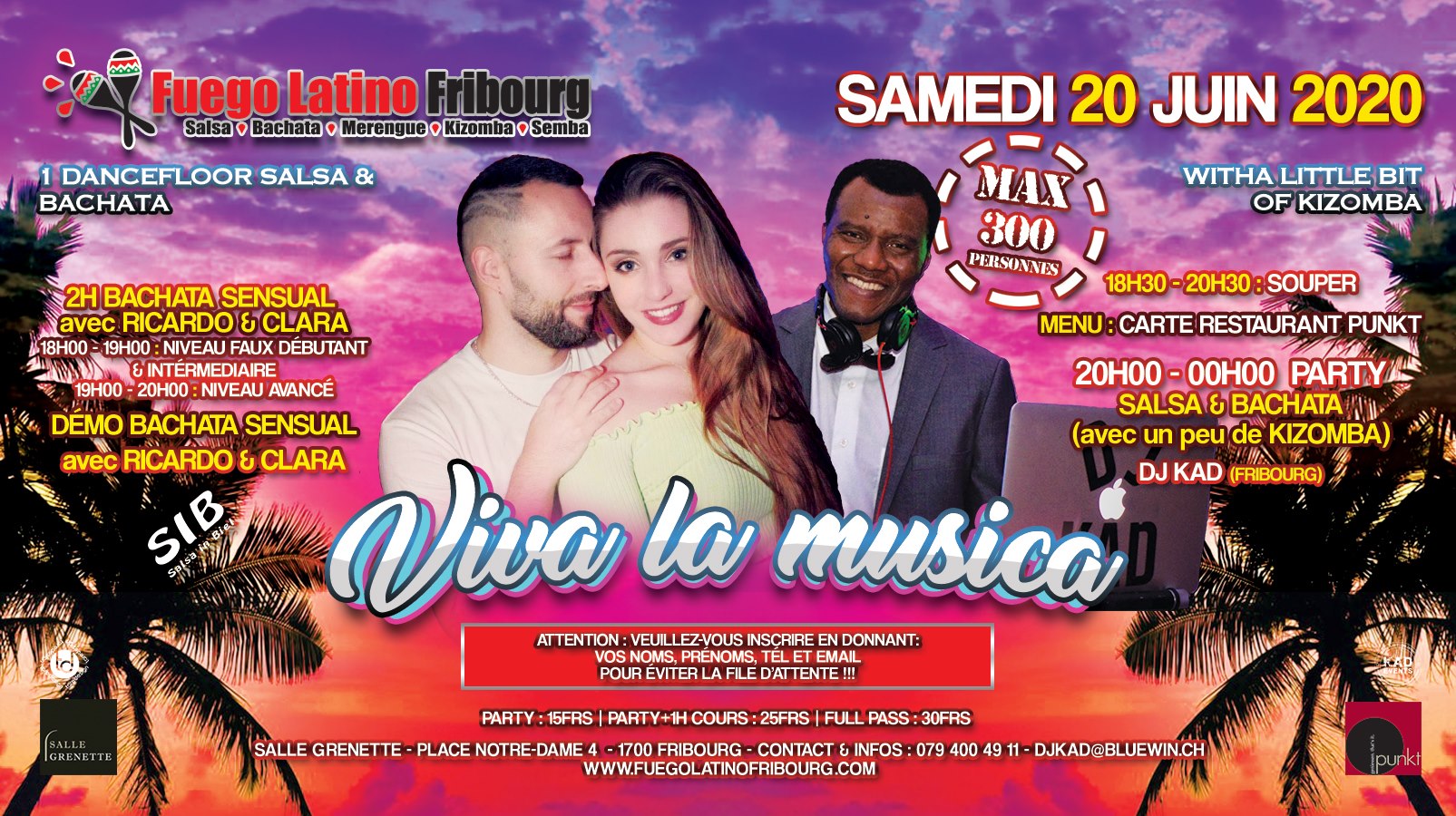 ★☆Fuego Latino "Viva La Musica !" 20 juin 2020 Grenette☆★