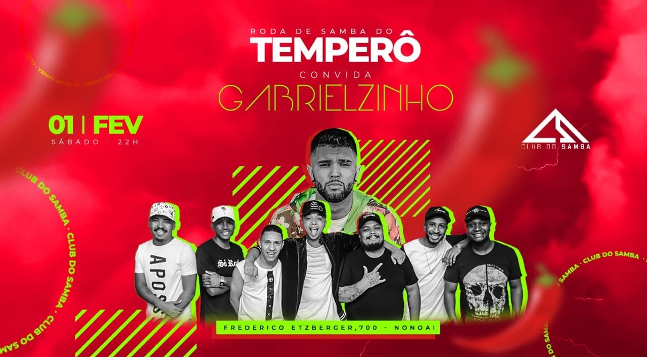 01.02 CLUB DO SAMBA TEMPERÔ GABRIELZINHO