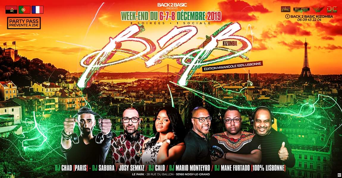 WeekEnd Back 2 Basic Kizomba 6 & 8 december 2019 Edition Lisboa