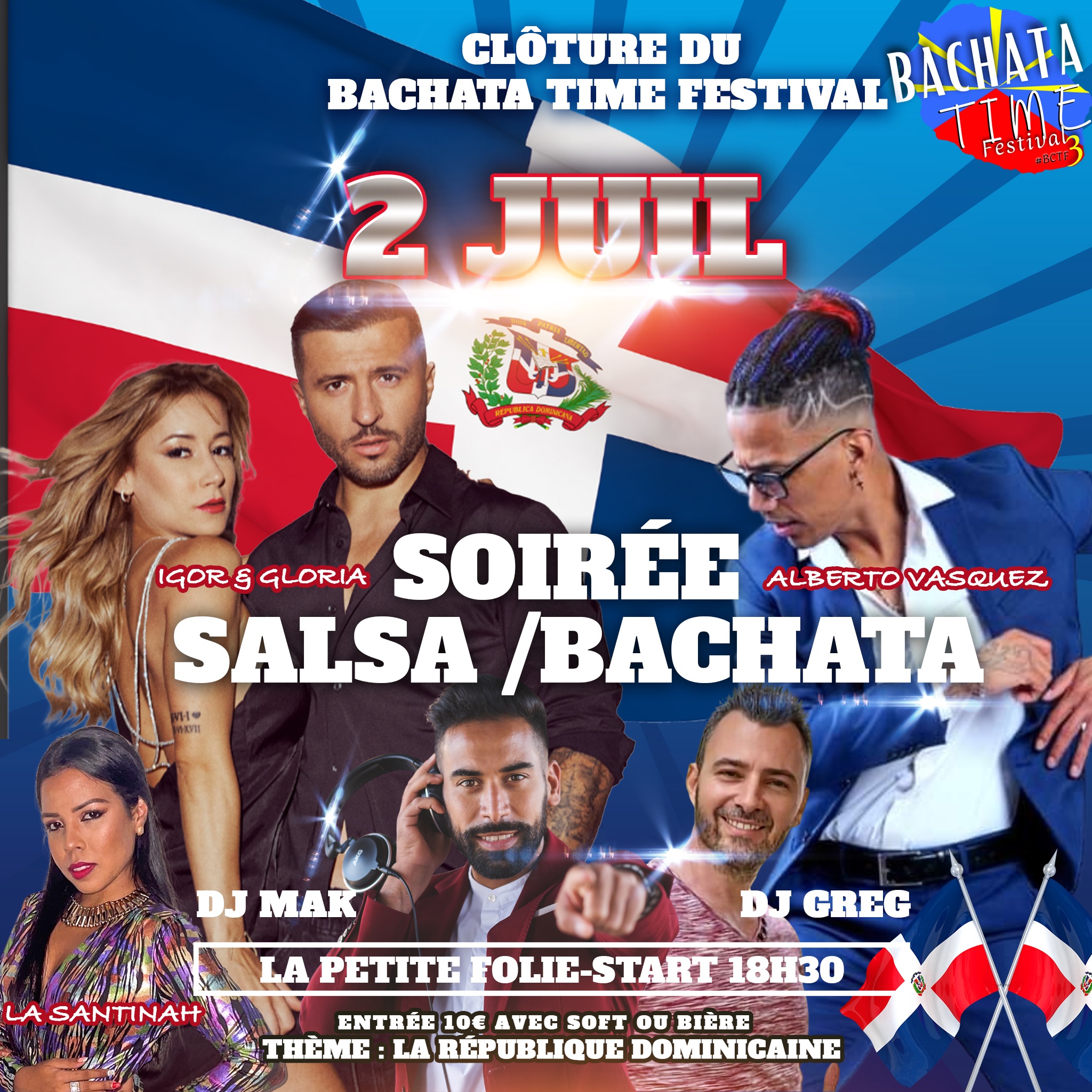 SOIRÉE DE CLÔTURE SALSA BACHATA à la petite folie