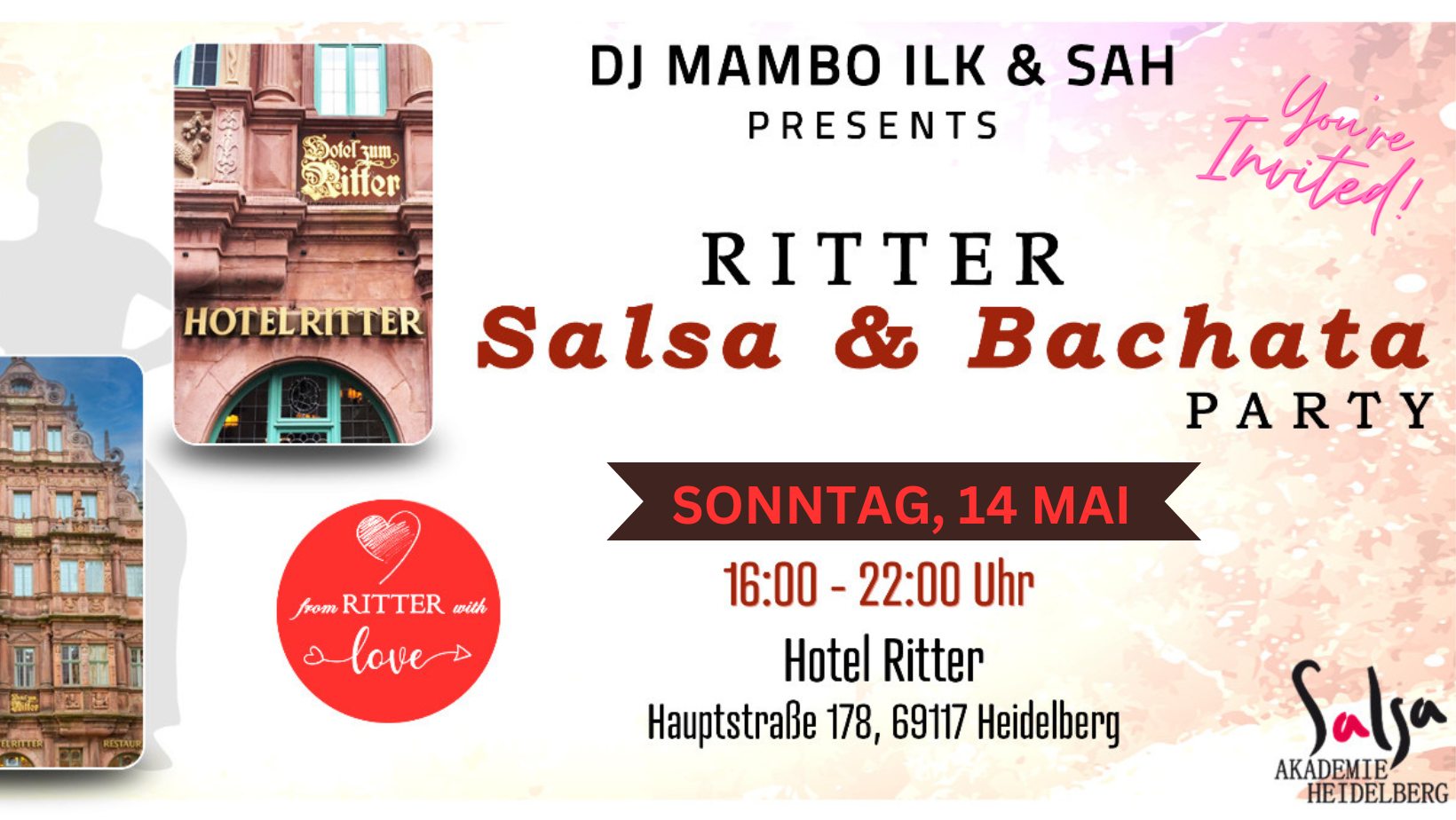 HOTEL RITTER SALSA & BACHATA PARTY (Nur ein mal im Monat)