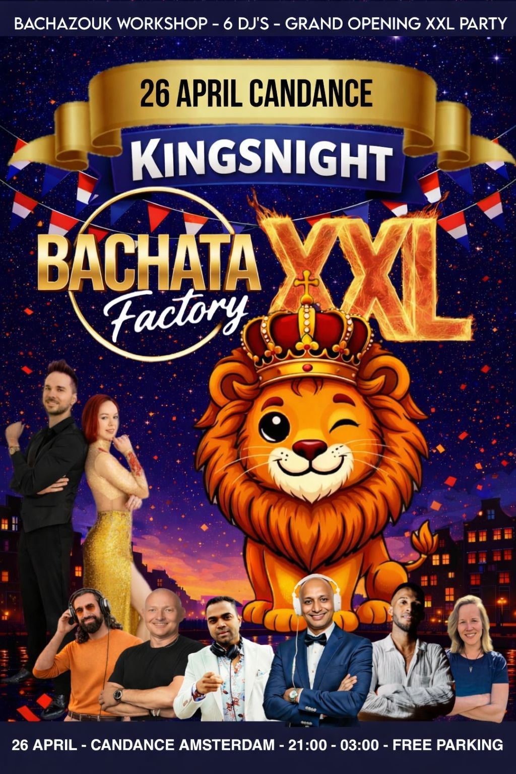 Bachata Factory XXL Kingsnight Party
