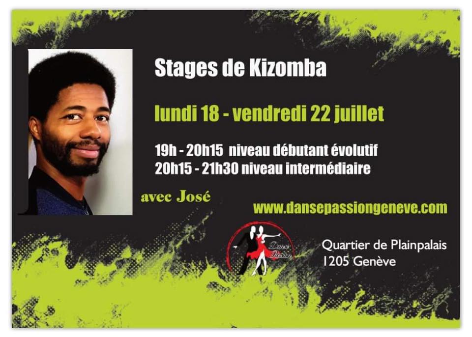 Stages de Kizomba Urbankiz avec José