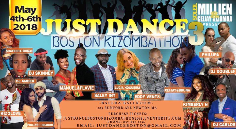 • ☆ • Just Dance 3-Boston KizombaThon 2018 • ☆ • Official EVENT