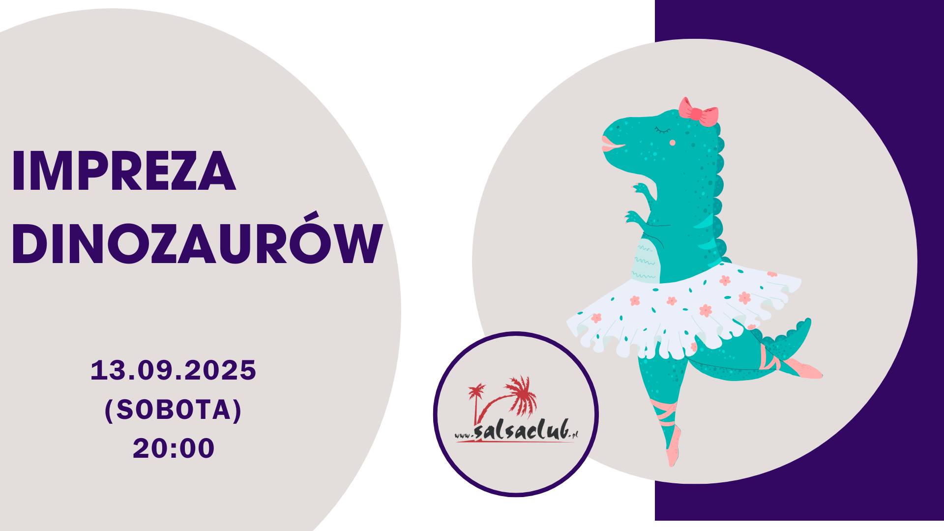 IMPREZA TANECZNYCH DINOZAURÓW