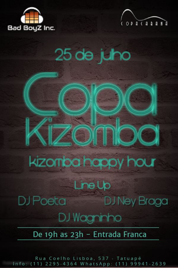CopaKizomba - Edição Julho!