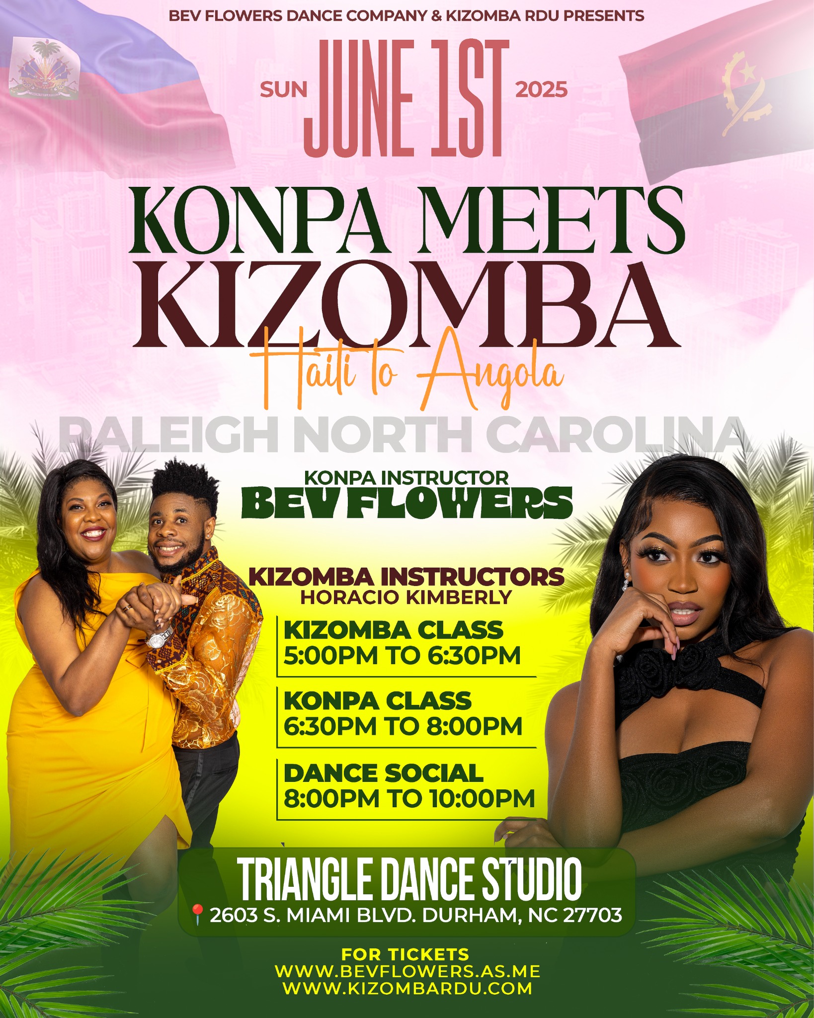 Pop-up Konpa Meets Kizomba with Bev Flowers