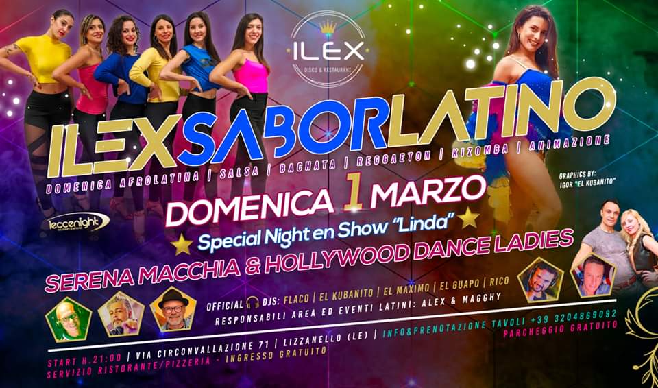 La Domenica ILEX SABOR LATINO Disco&Restaurant
