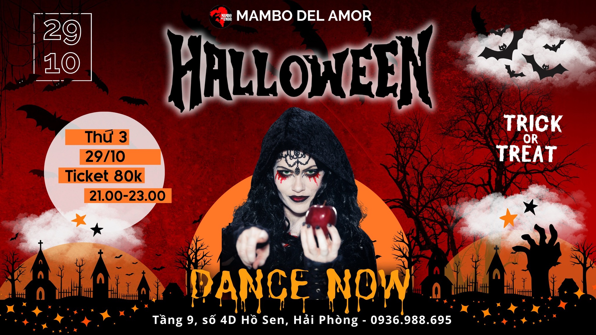 Halloween Latin Social Party 21h - 29.10.2024