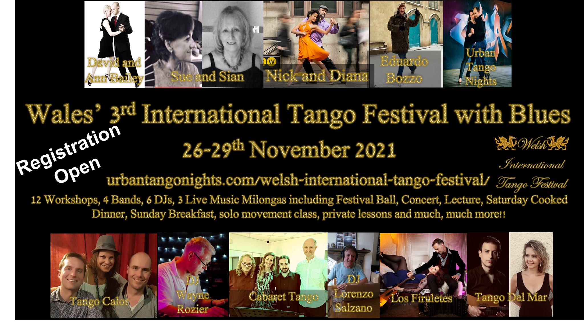 Wales' 3rd International Tango Festival with Blues (2021)