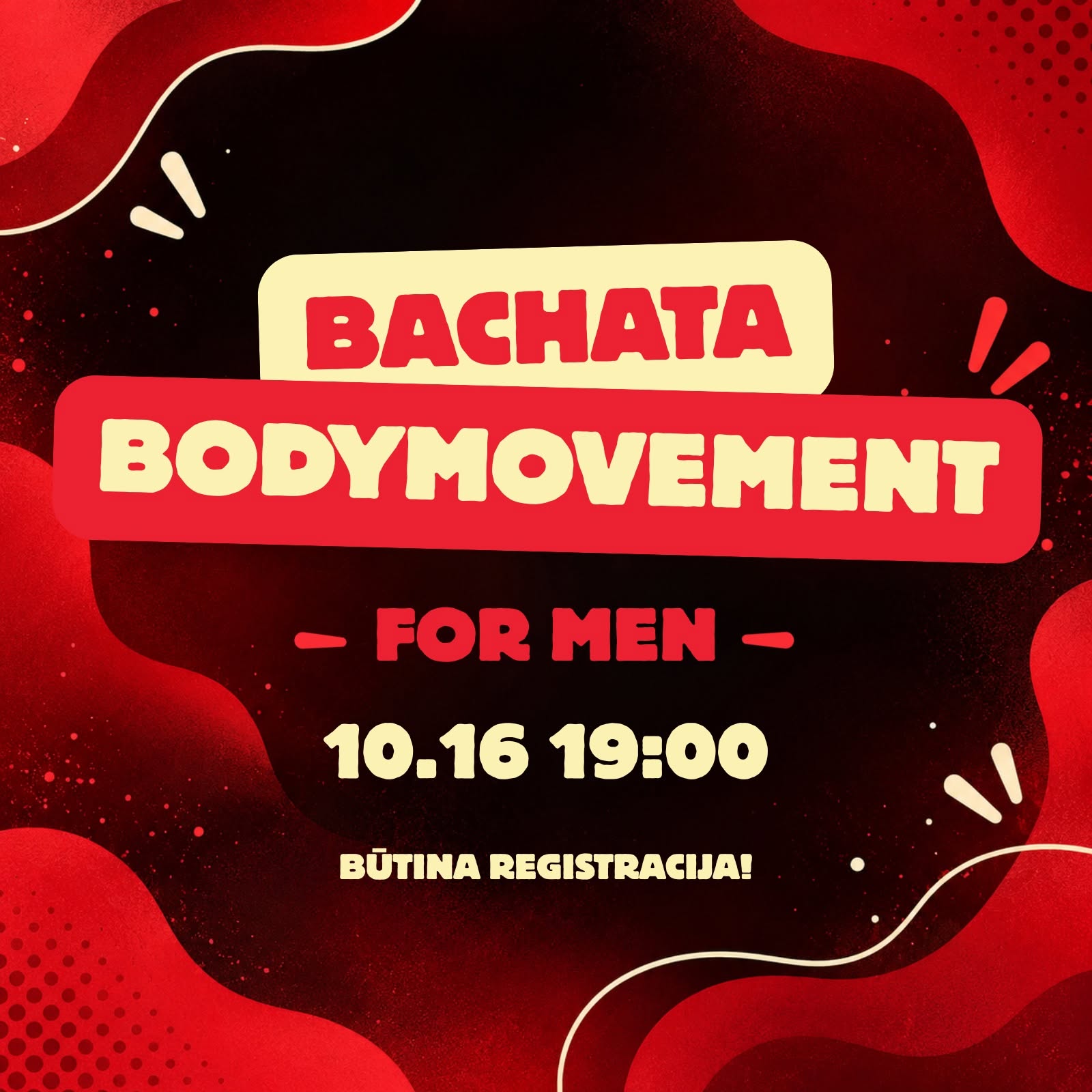 BODY MOVEMENT for men SALSA KAUNAS