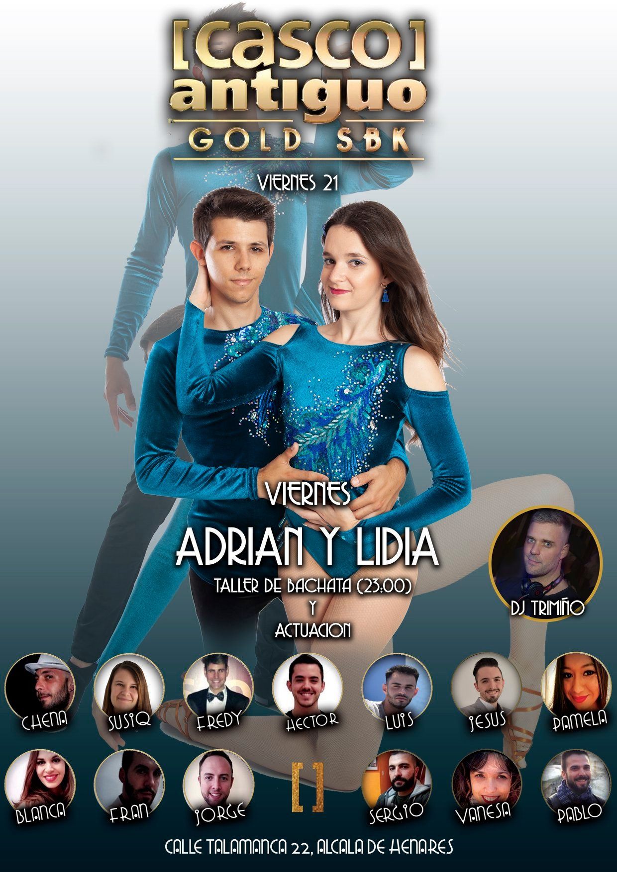 GOLD SBK - Viernes 21 - Clase Magistral de Bachata