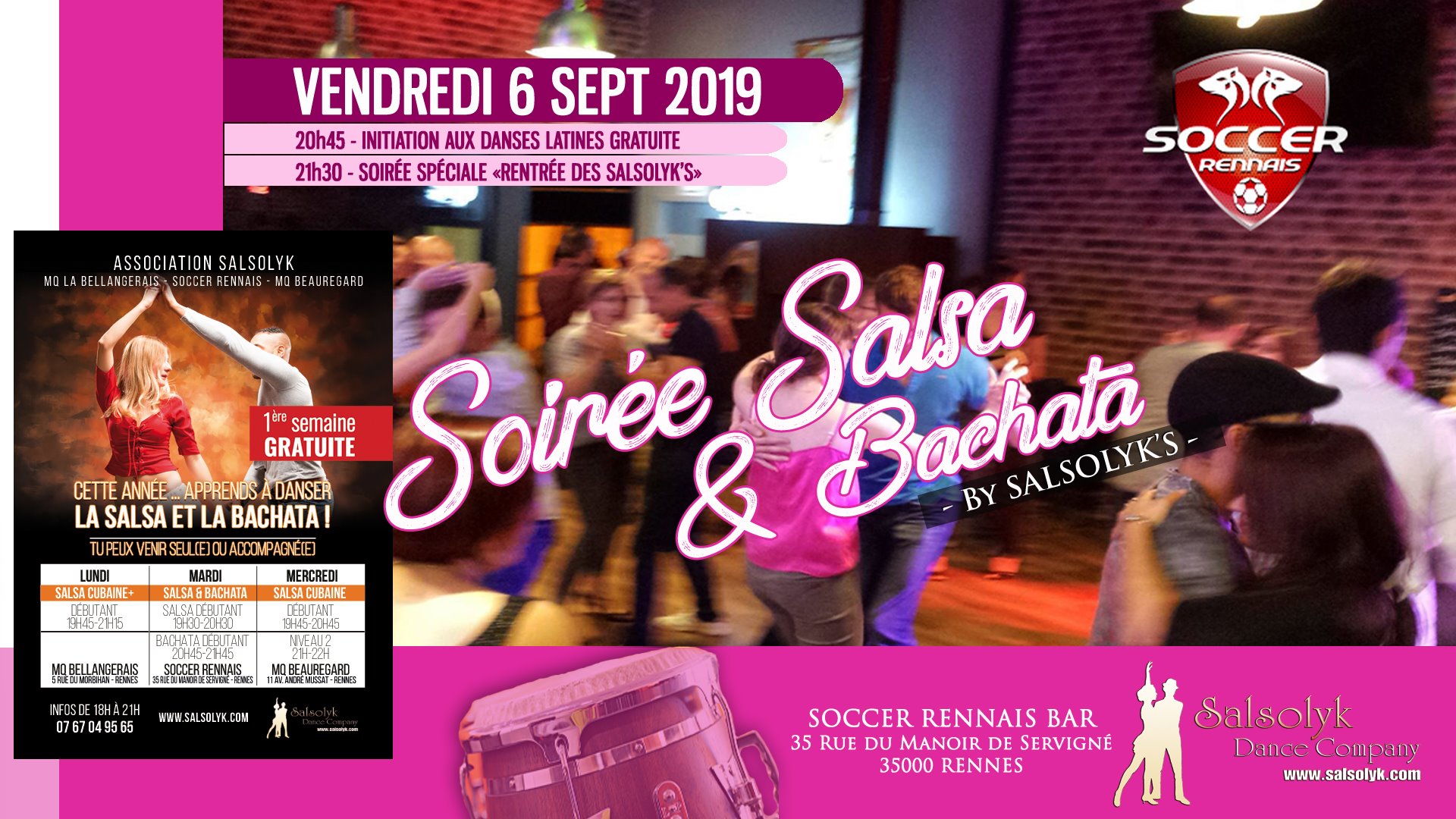 Soirée Salsa & Bachata de rentrée by Salsolyk's