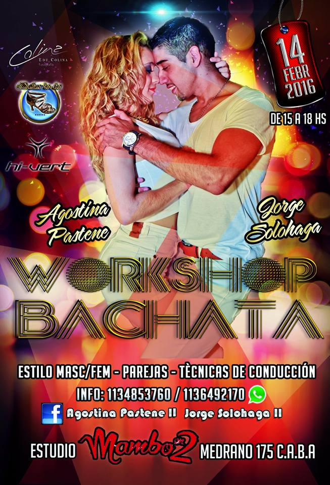 Workshop Intensivo De Bachata Con Jorge Solohaga Y Agostina Pastene