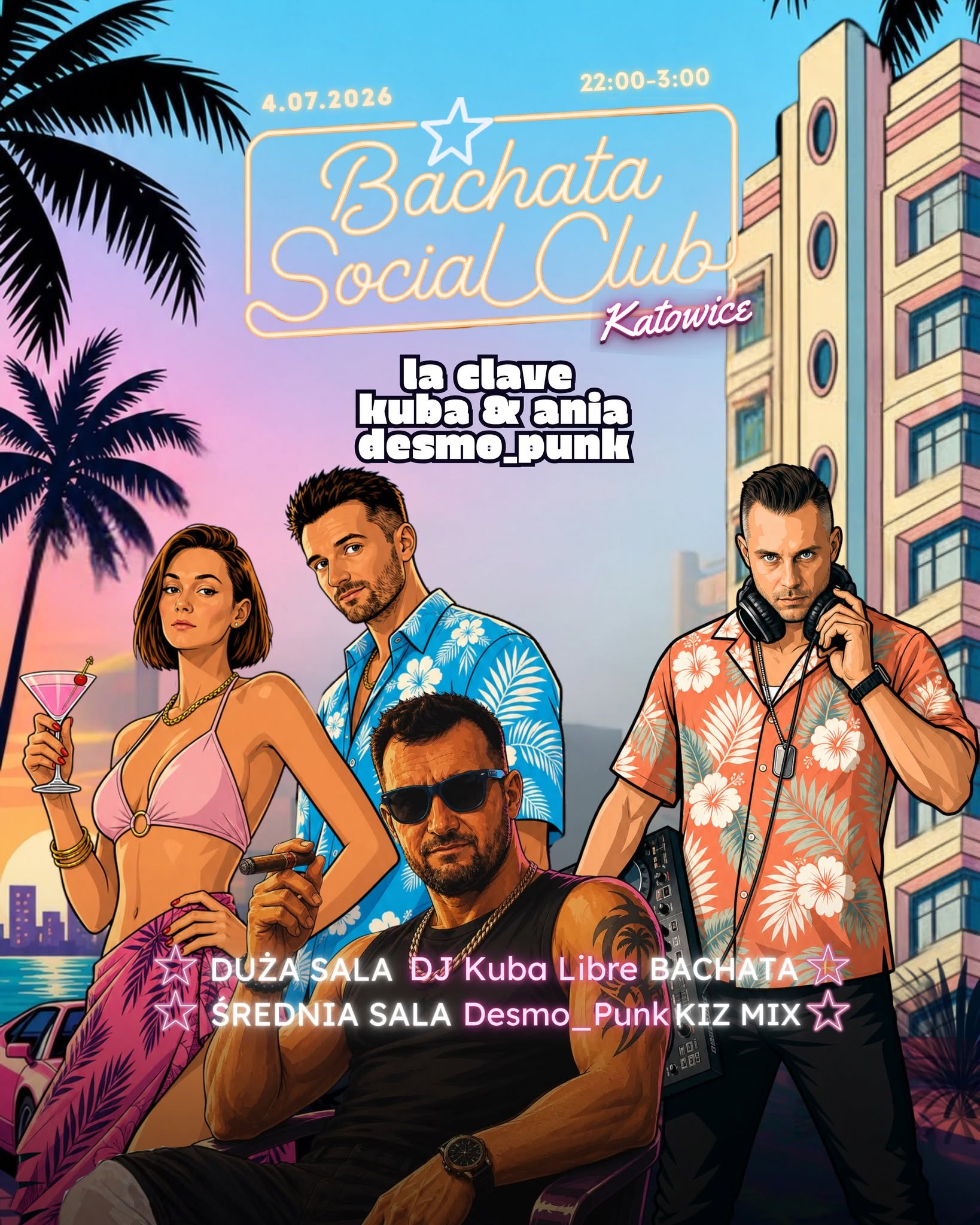 BACHATA SOCIAL CLUB x DESMO_PUNK - 100% social w La Clave