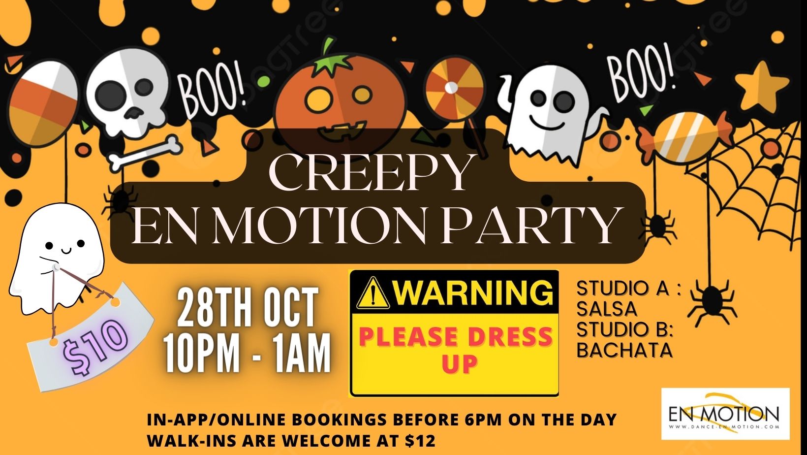 Creepy En Motion Party