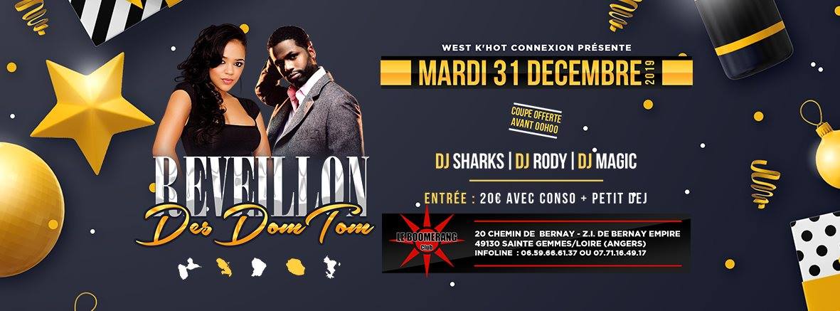 Le Reveillon Des DOM TOM Au Boomerang À Angers