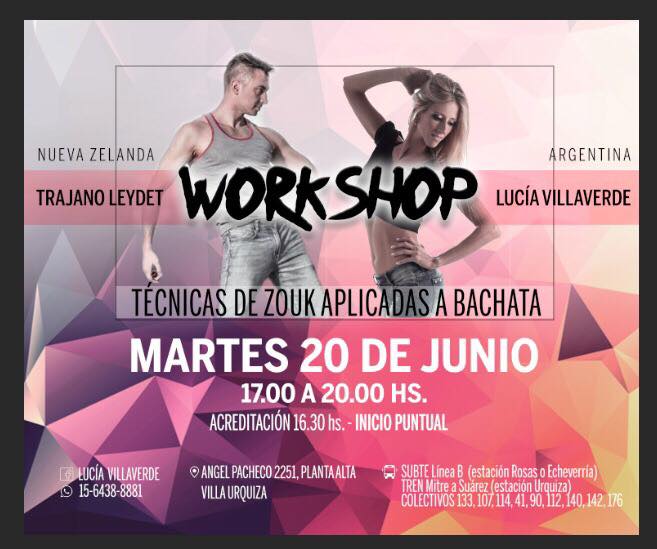 Técnicas de zouk aplicadas a bachata