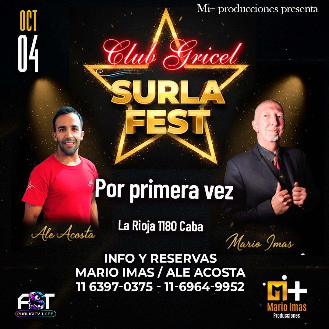 SURLA FEST en GRICEL! Salsa y Bachata para todos!