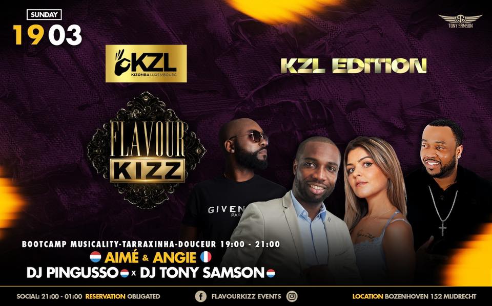 FlavourKizz KZL Edition Bootcamp Musicality, Tarraxinha & Douceur